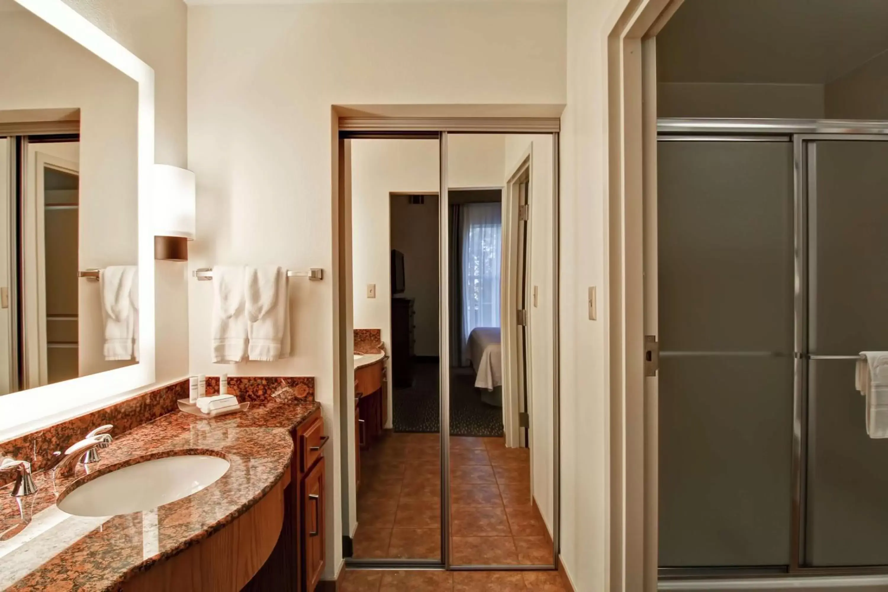 Bathroom in Homewood Suites by Hilton Oklahoma City-West