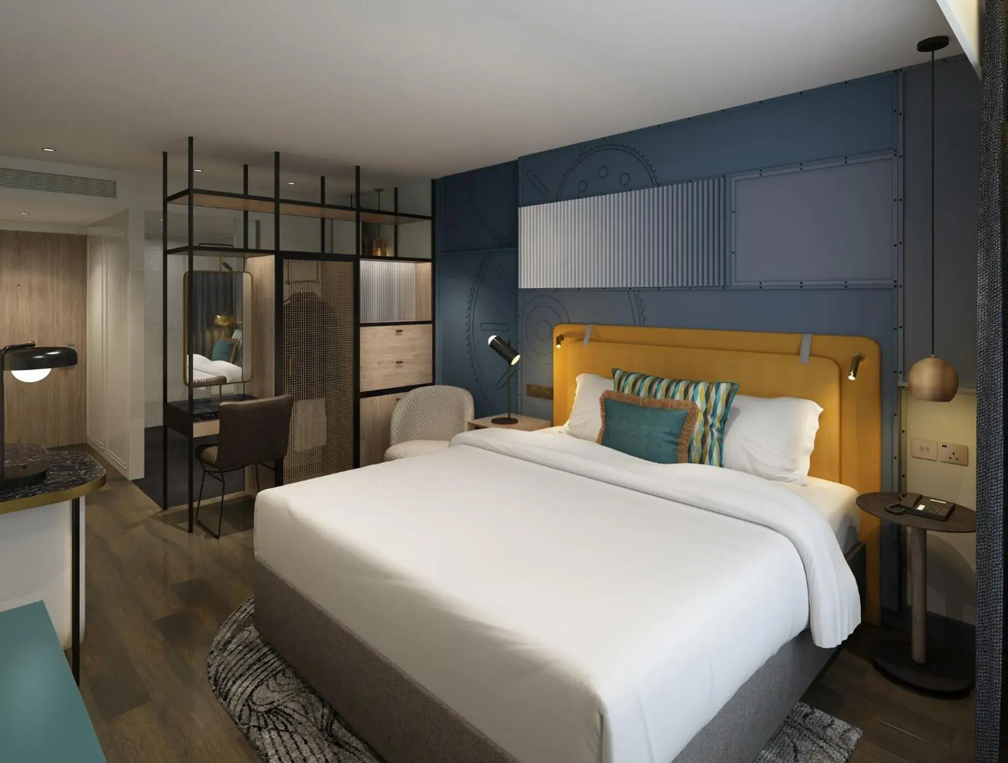 Photo of the whole room, Bed in Vignette Collection The Halyard Liverpool, an IHG Hotel