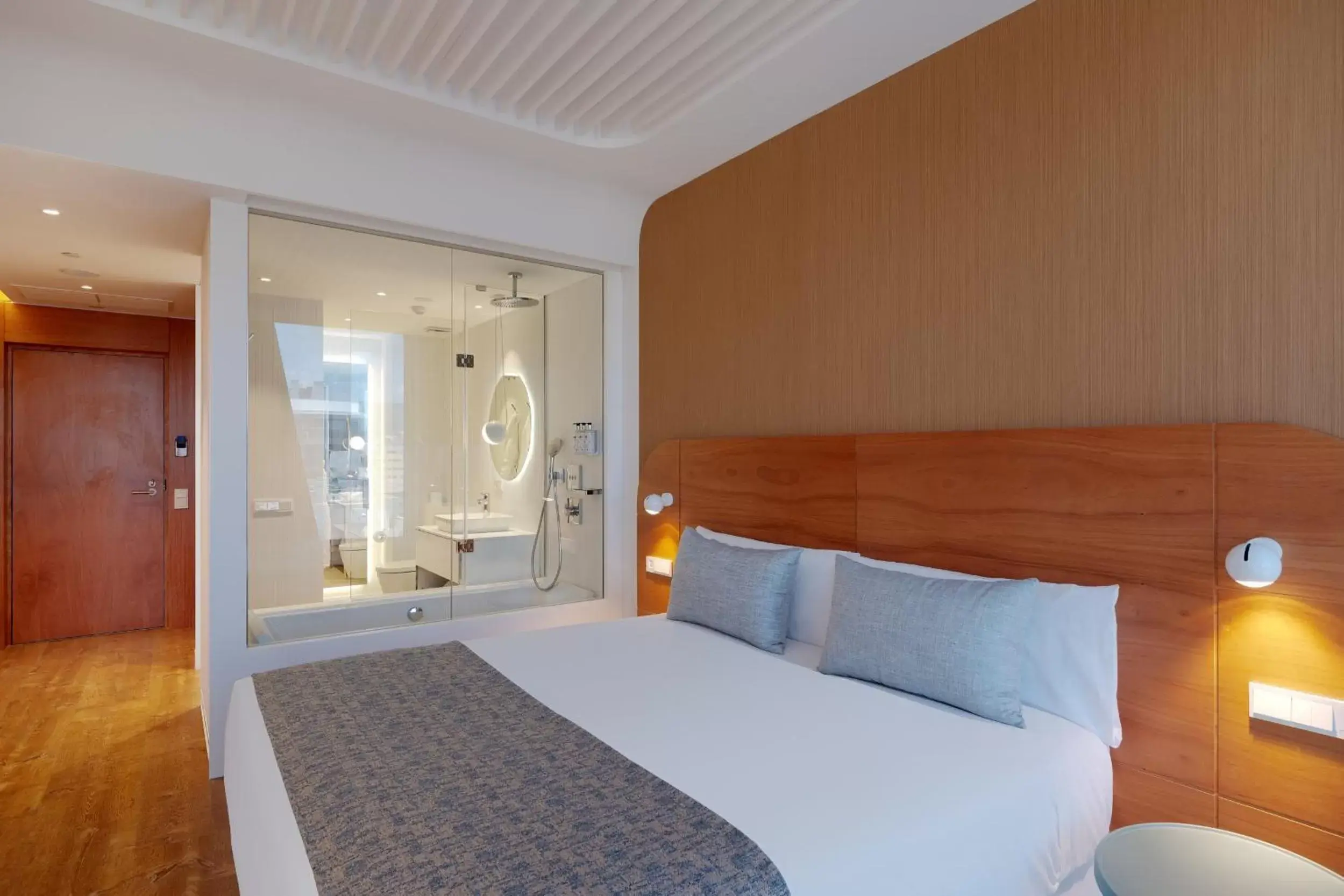 Bedroom, Bed in Hotel Marina Badalona