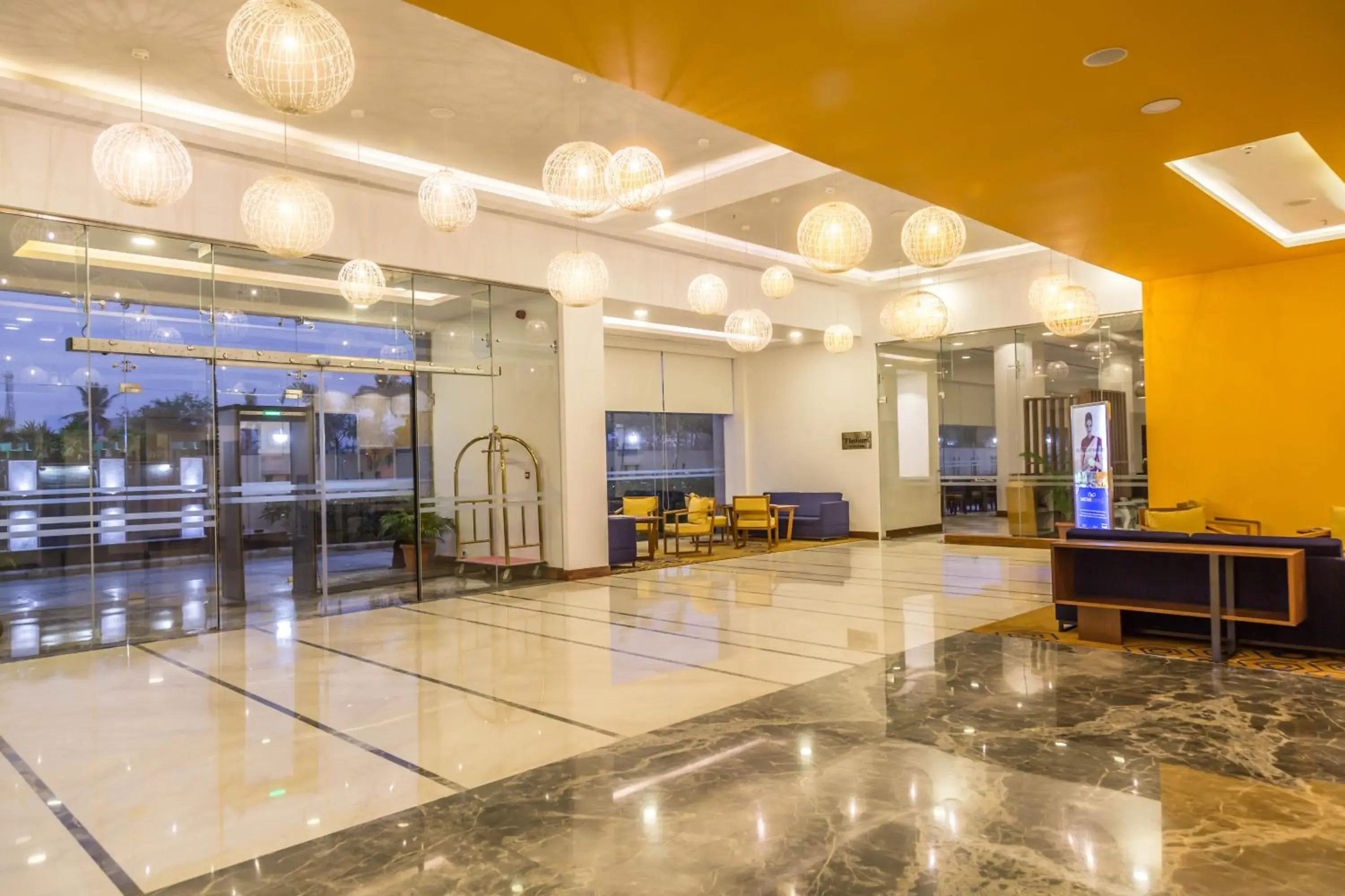 Lobby or reception in Kalyan Grand - a business hotel Lobby or reception in Kalyan Grand - a business hotel