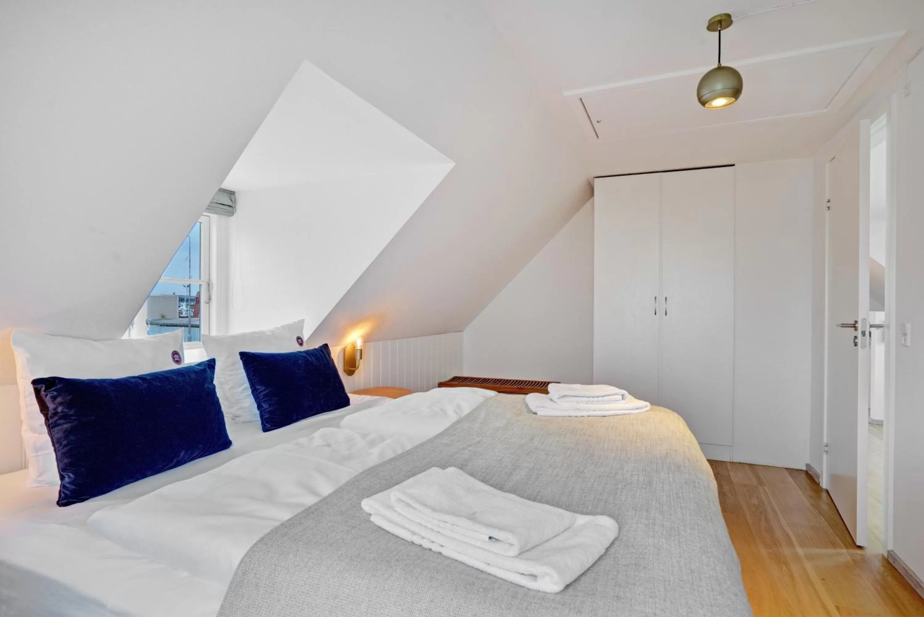 Bedroom, Bed in Skagen Harbour Hotel