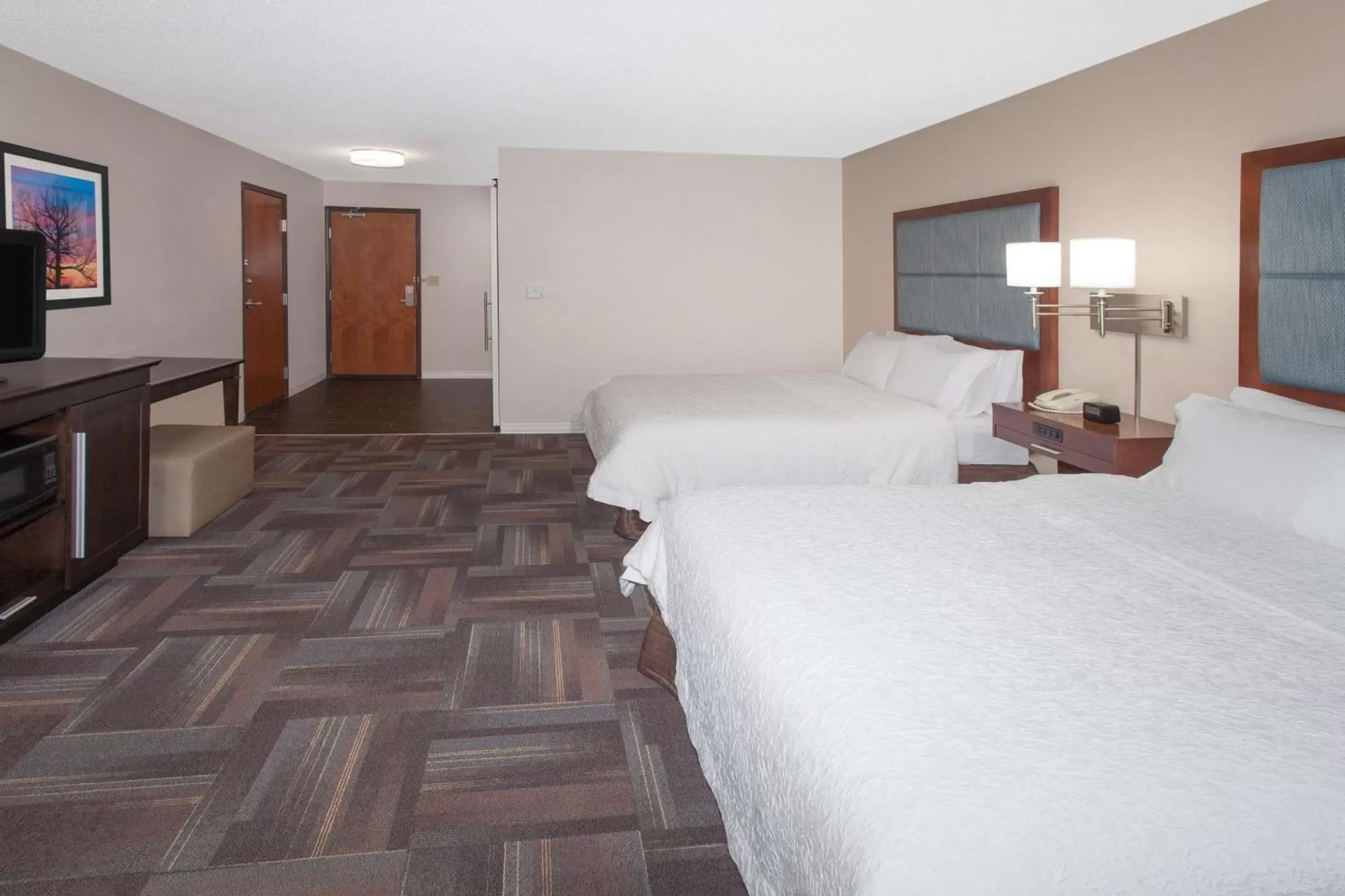 Bedroom, Bed in Hampton Inn & Suites Munster