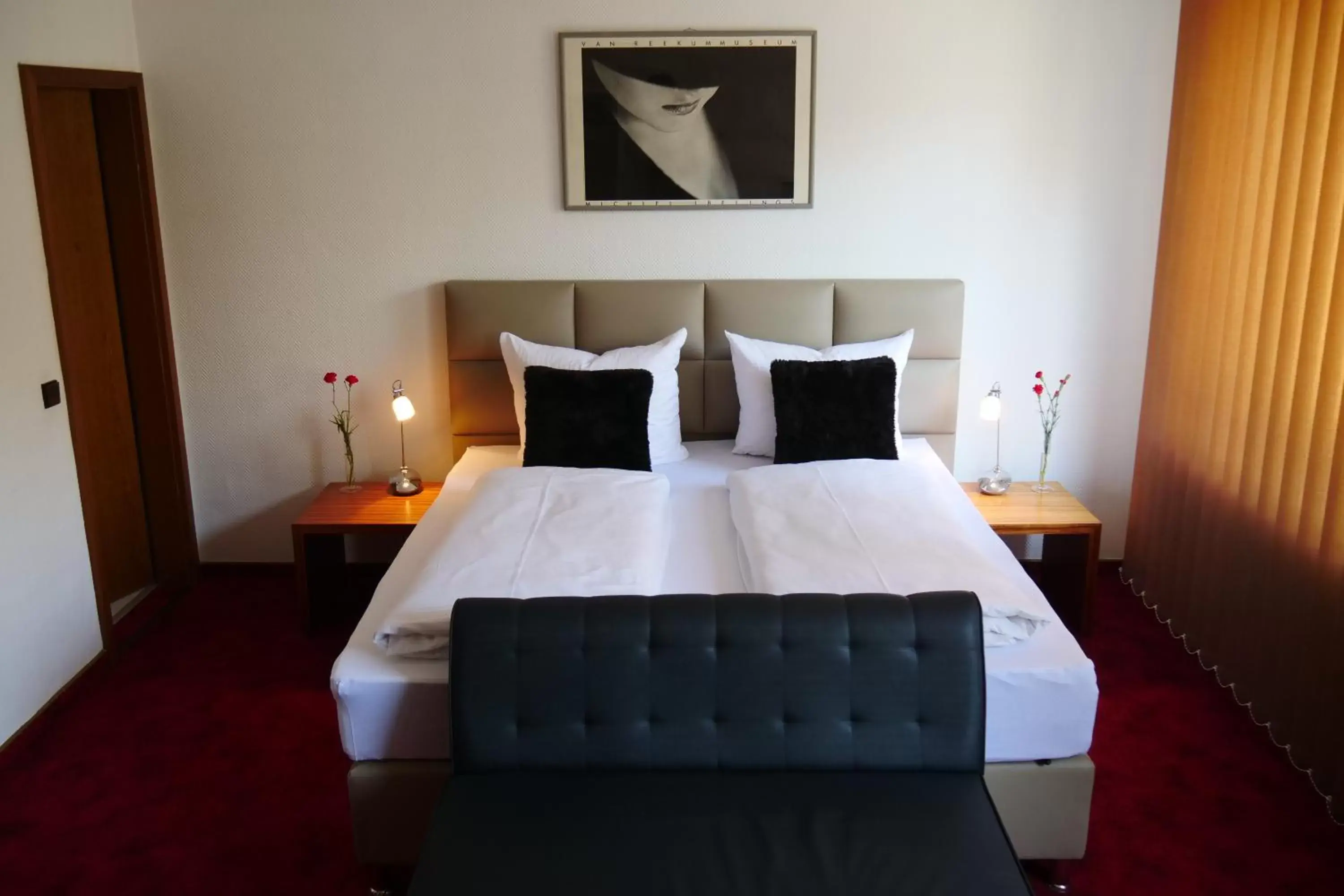 Photo of the whole room, Bed in Parkhotel Bergheim