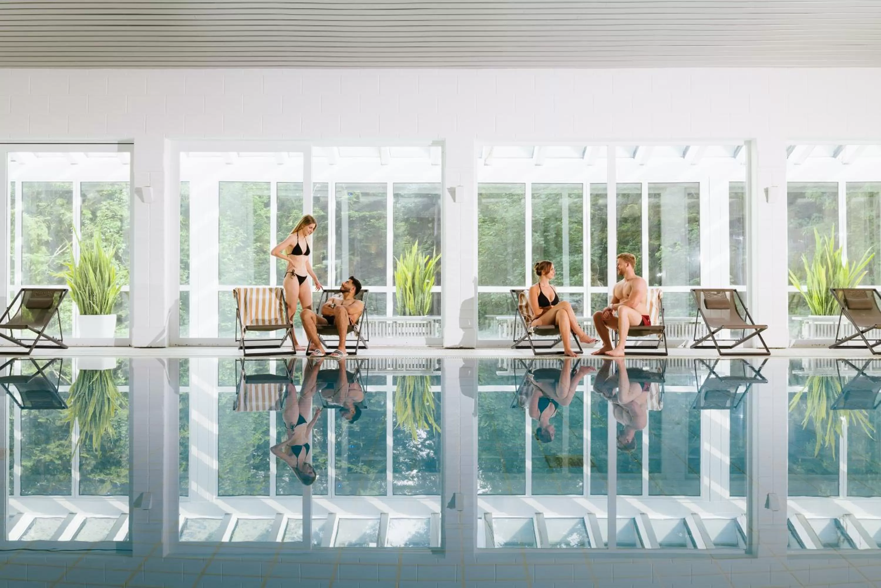 Swimming pool in MONDI Resort und Chalet Oberstaufen