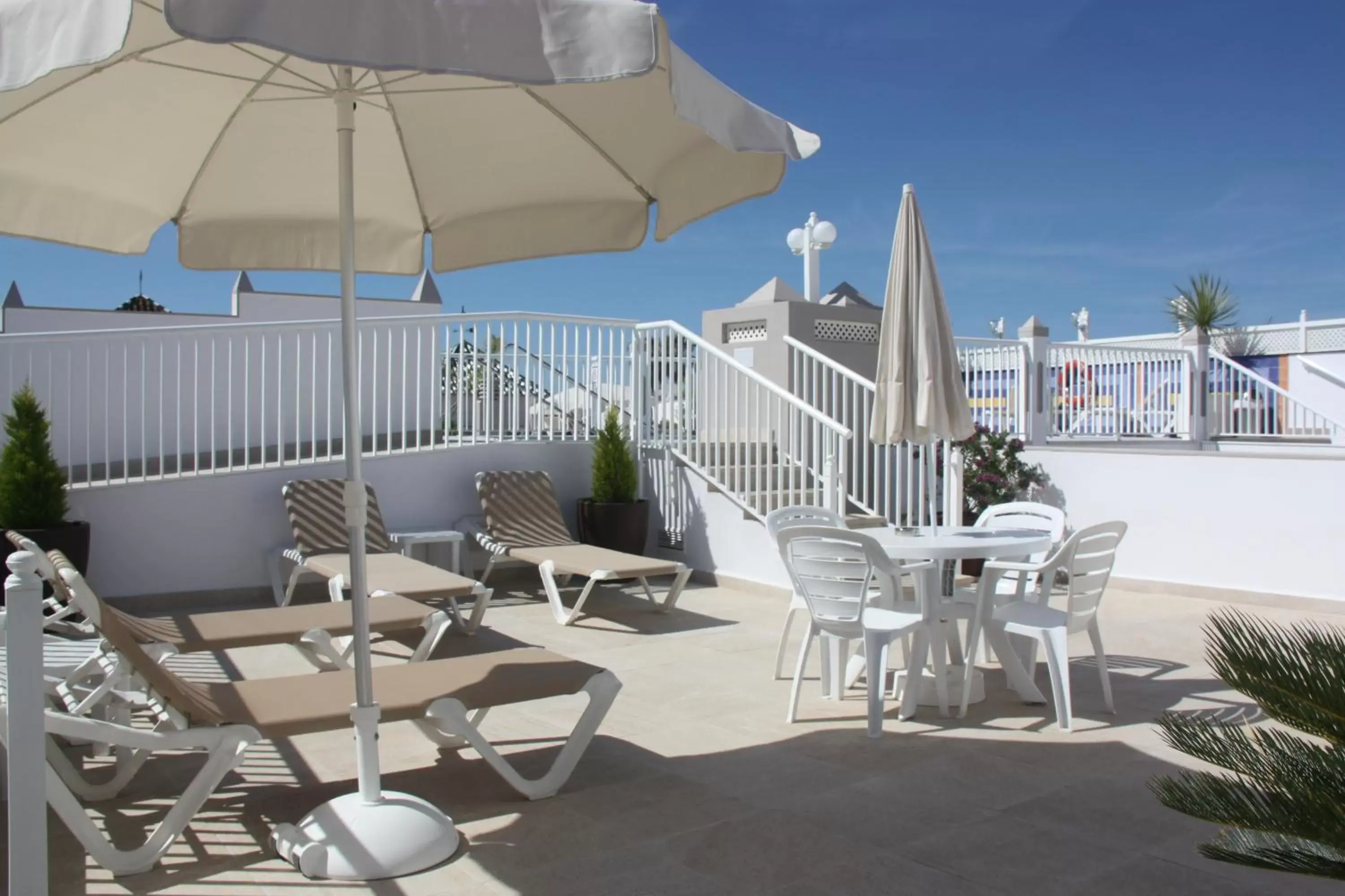 Balcony/Terrace in Hotel Puerta del Mar