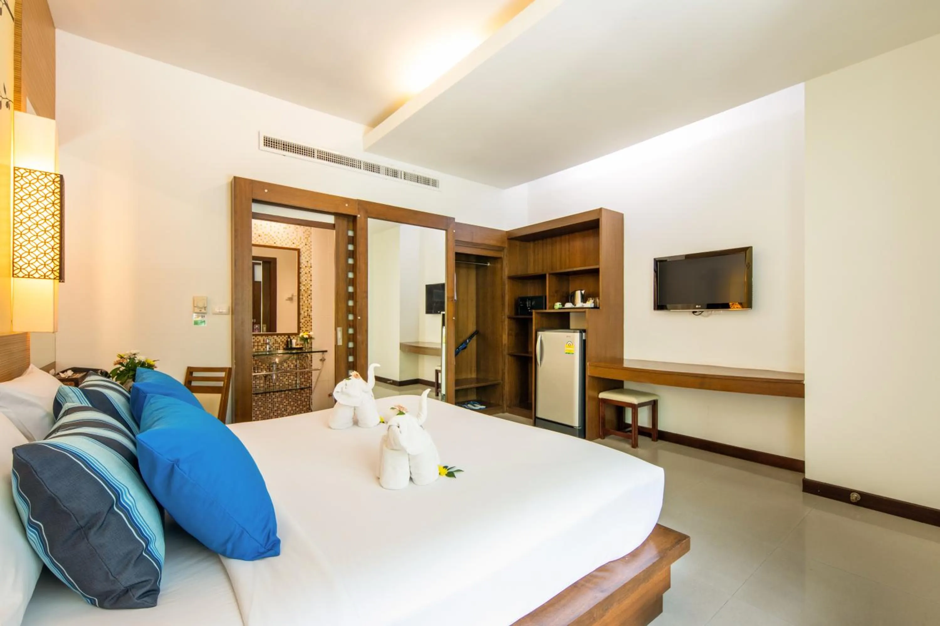 Bedroom in A2 Pool Resort - SHA Plus