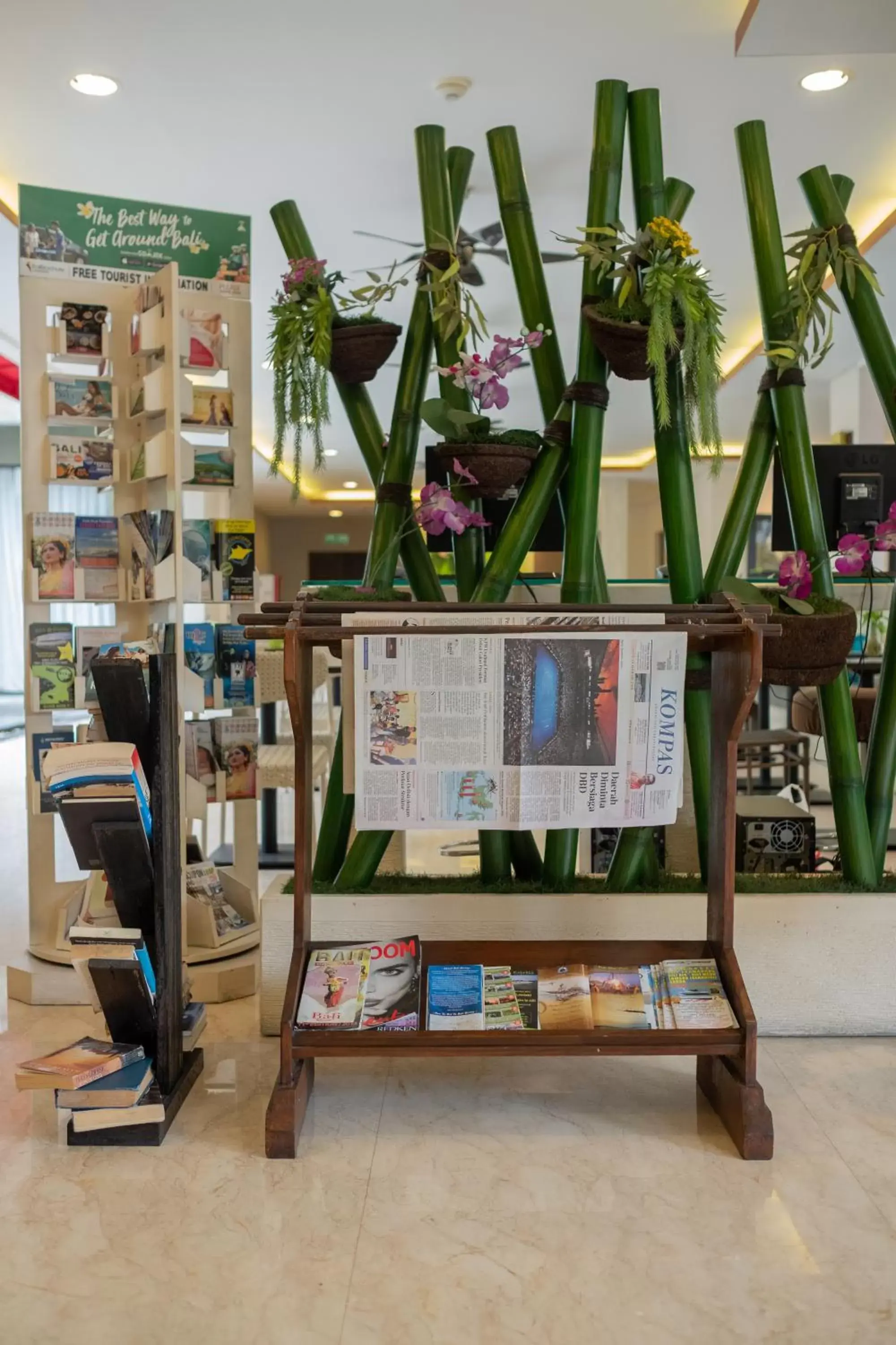 Lobby or reception in Hotel Terrace at Kuta Lobby or reception in Hotel Terrace at Kuta