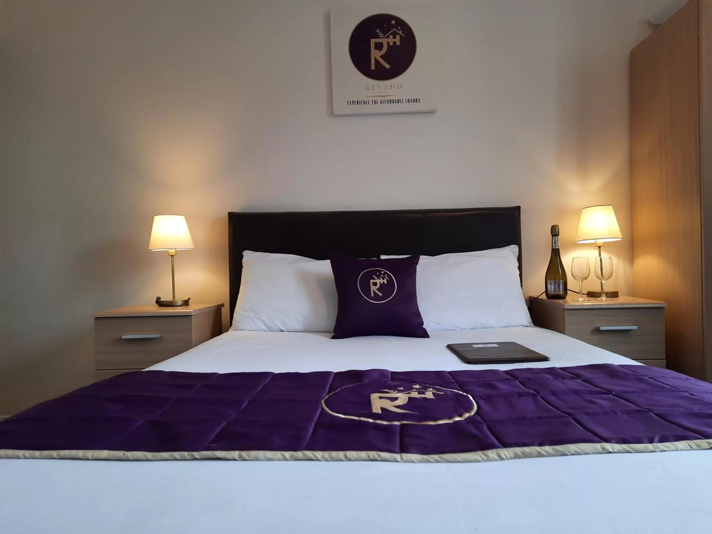 Bed in Revado Hotel