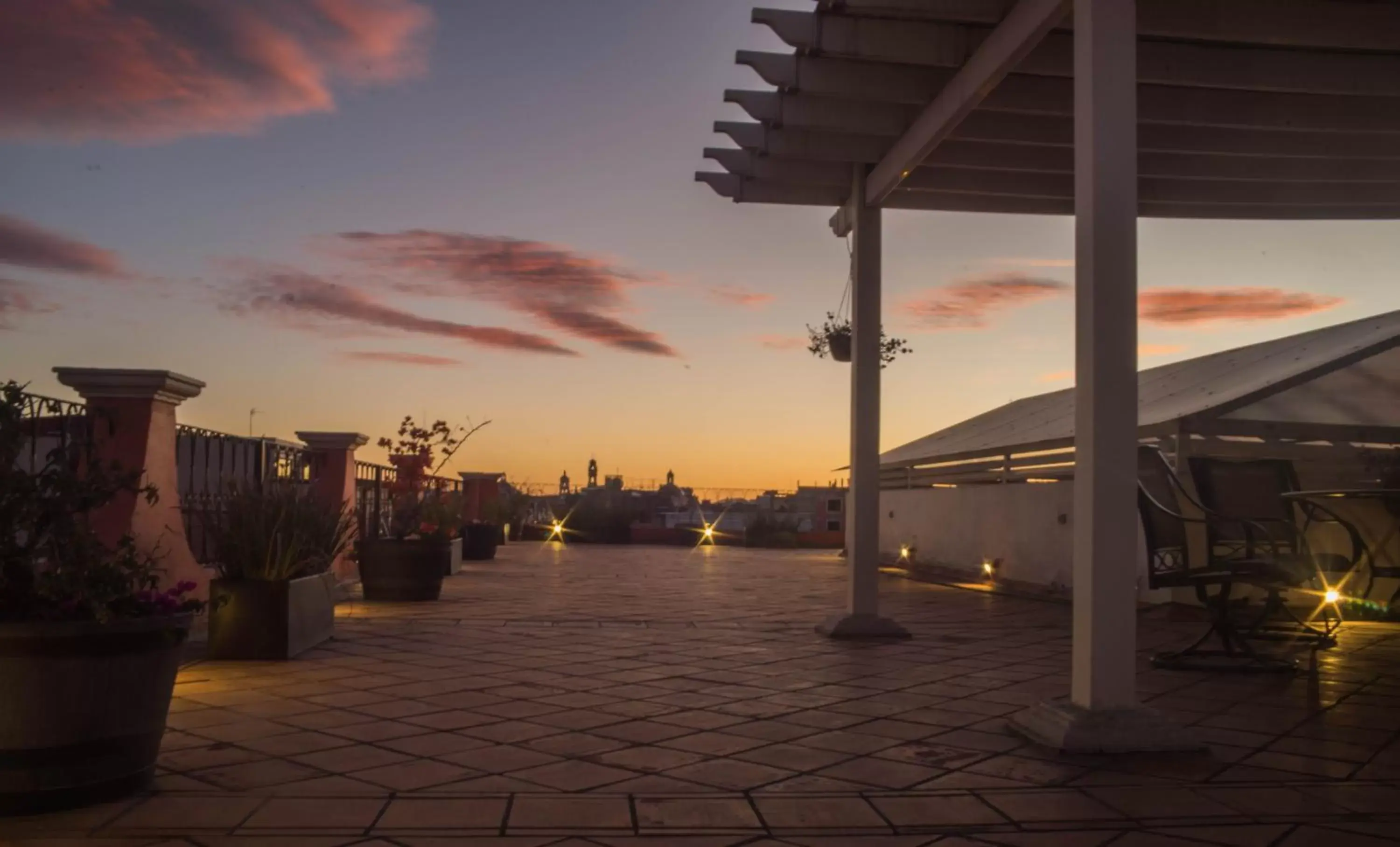 Balcony/Terrace, Sunrise/Sunset in Hotel del Capitán de Puebla