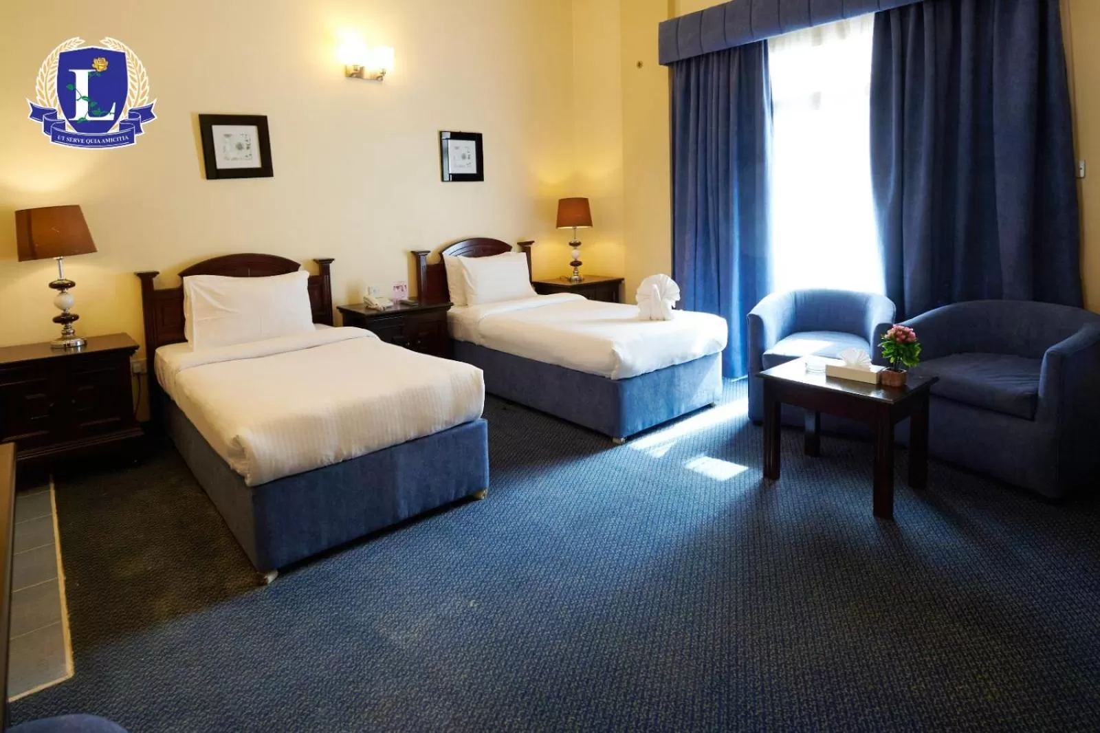 Bed in La Rosa Hotel, Juffair