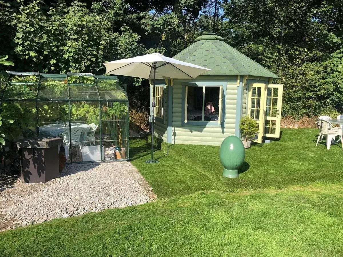 Garden view in The Old Deer House