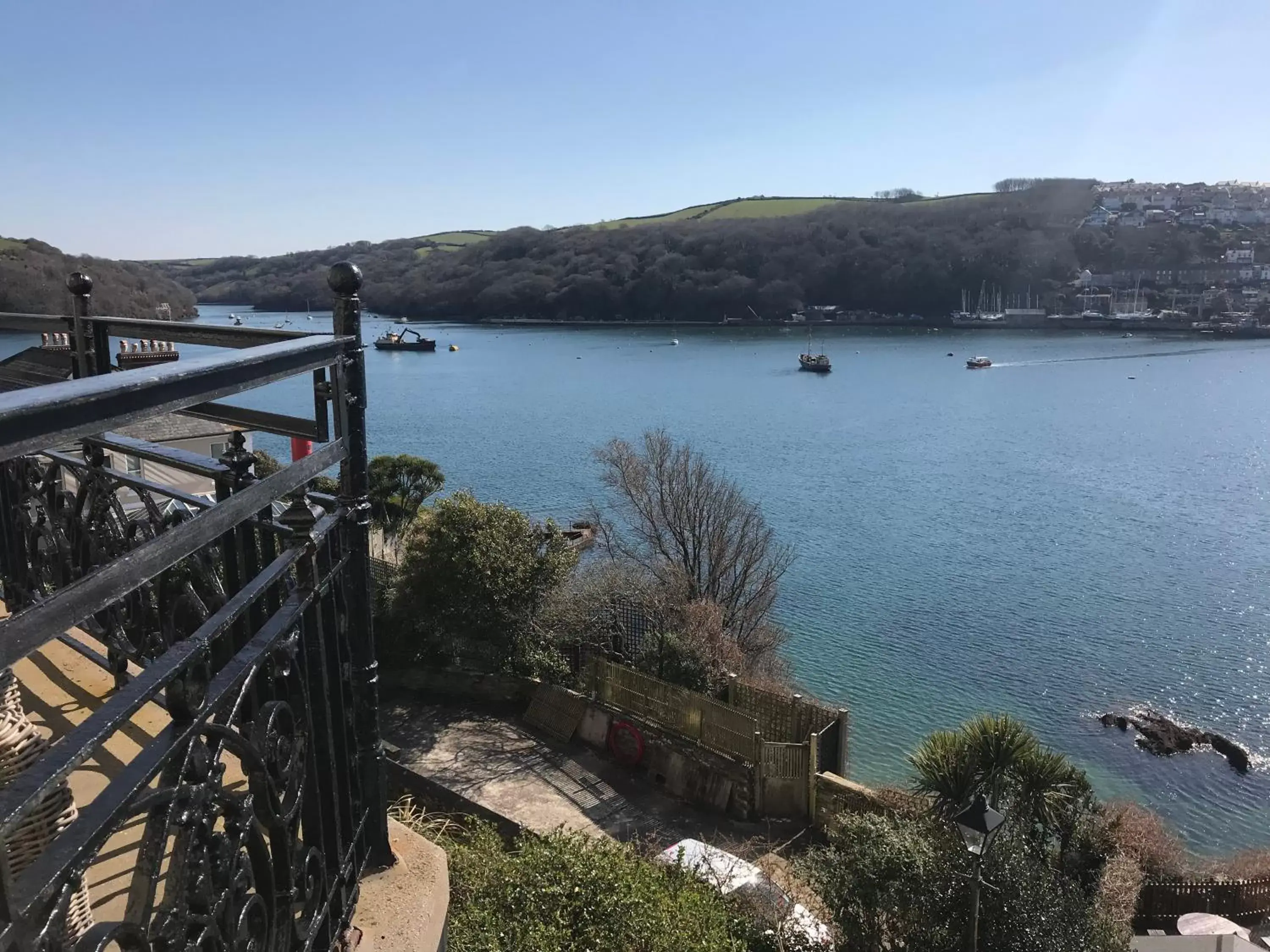 Lake view in Harbour Hotel Fowey