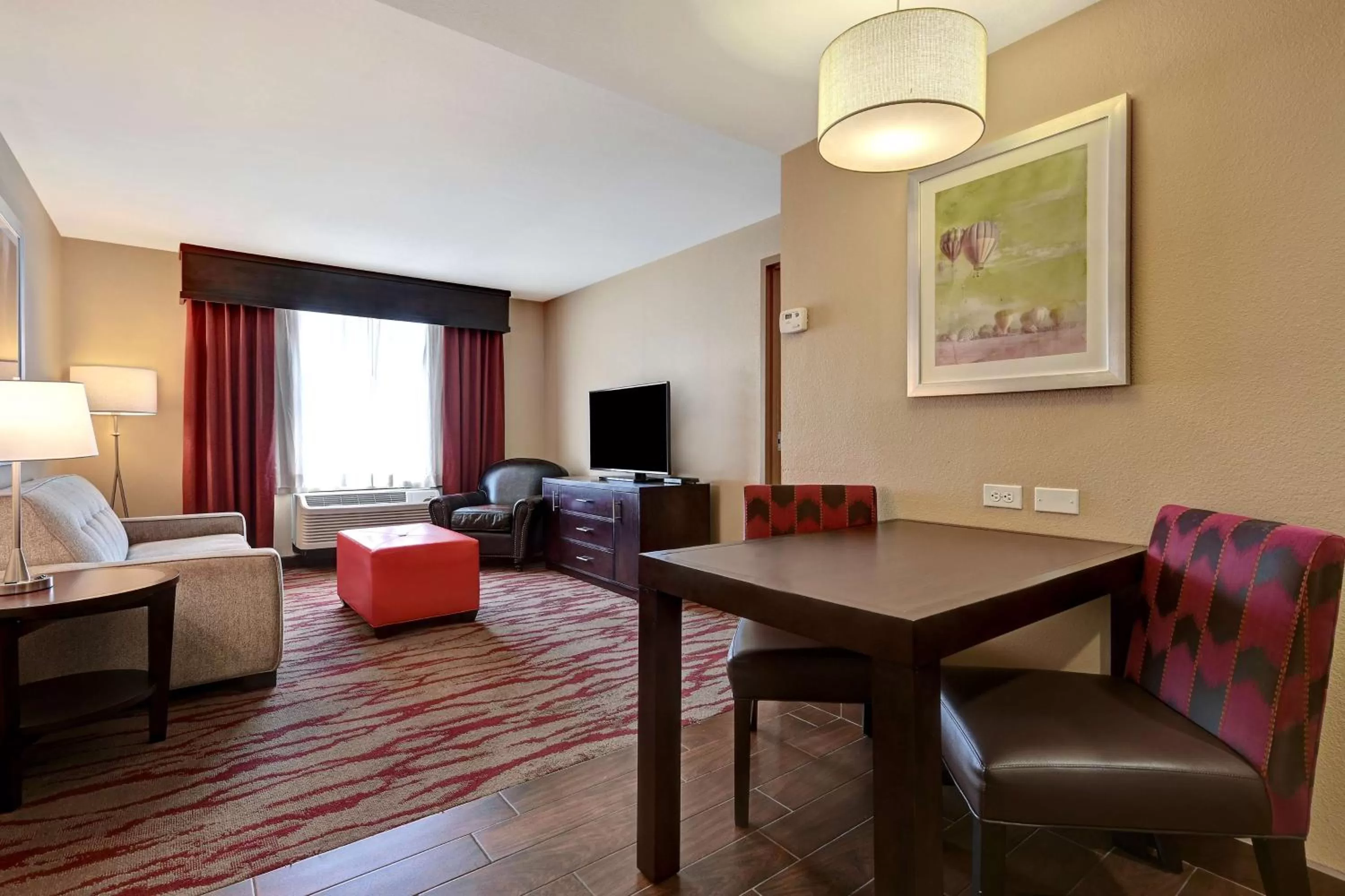 Living room in Homewood Suites by Hilton Albuquerque Airport