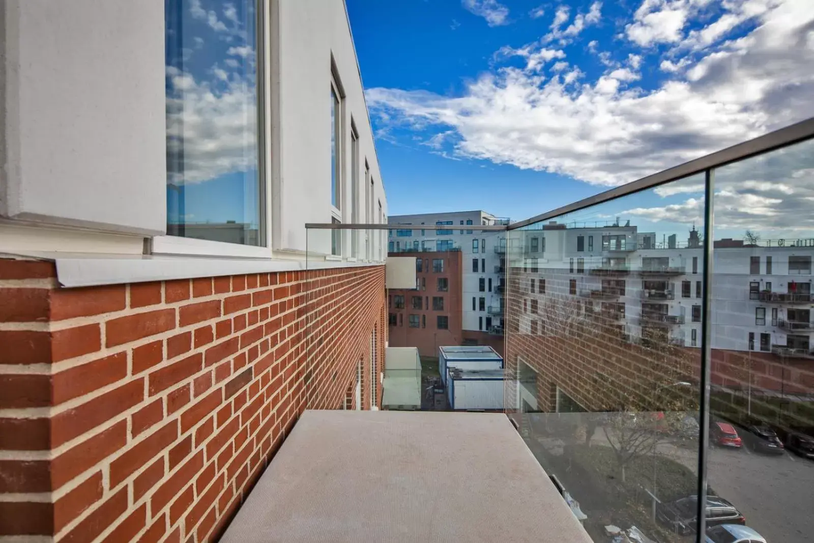 Balcony/Terrace in KOMPAS Hotel Aalborg