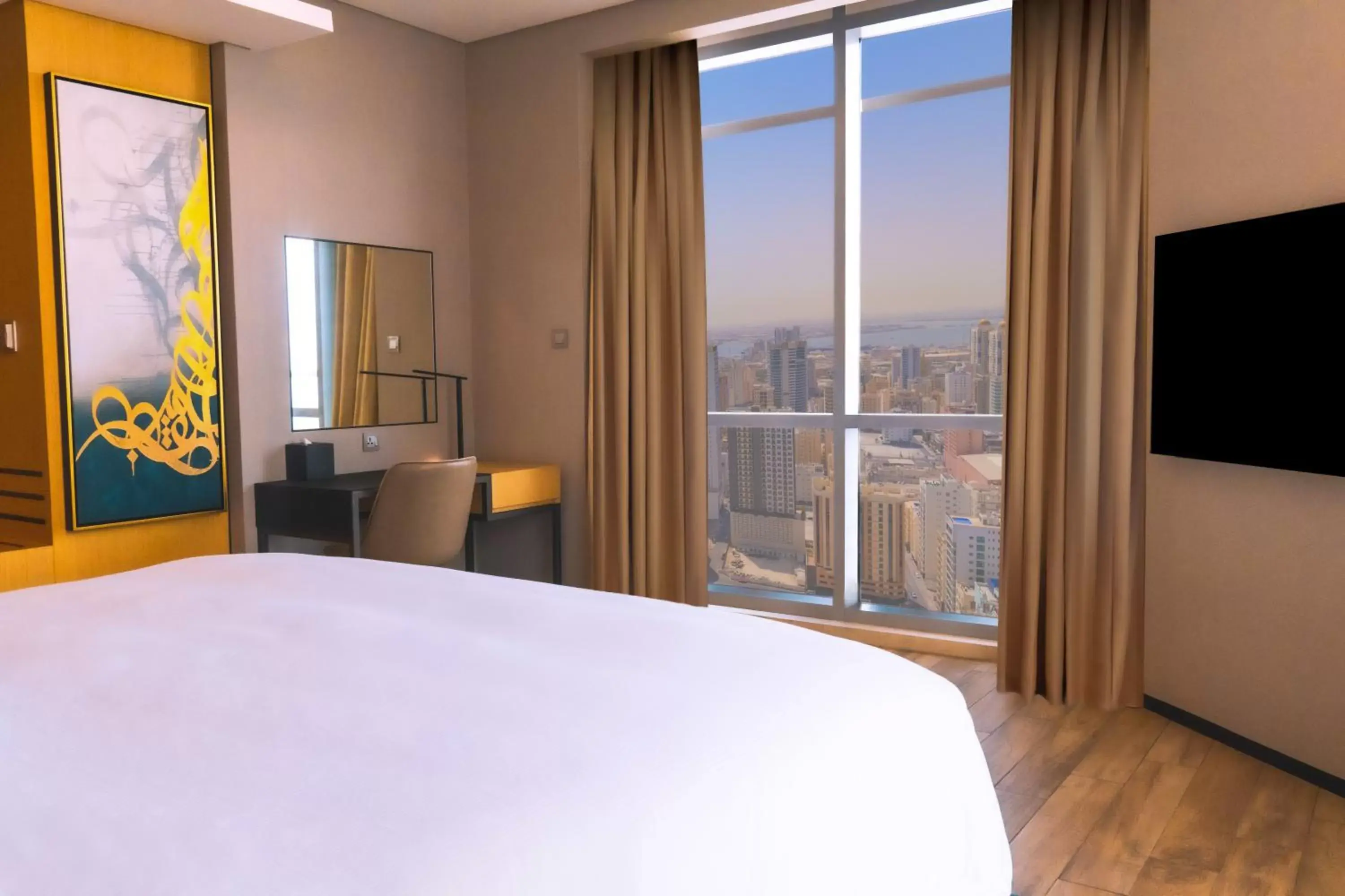 Bedroom, Bed in Hilton Bahrain