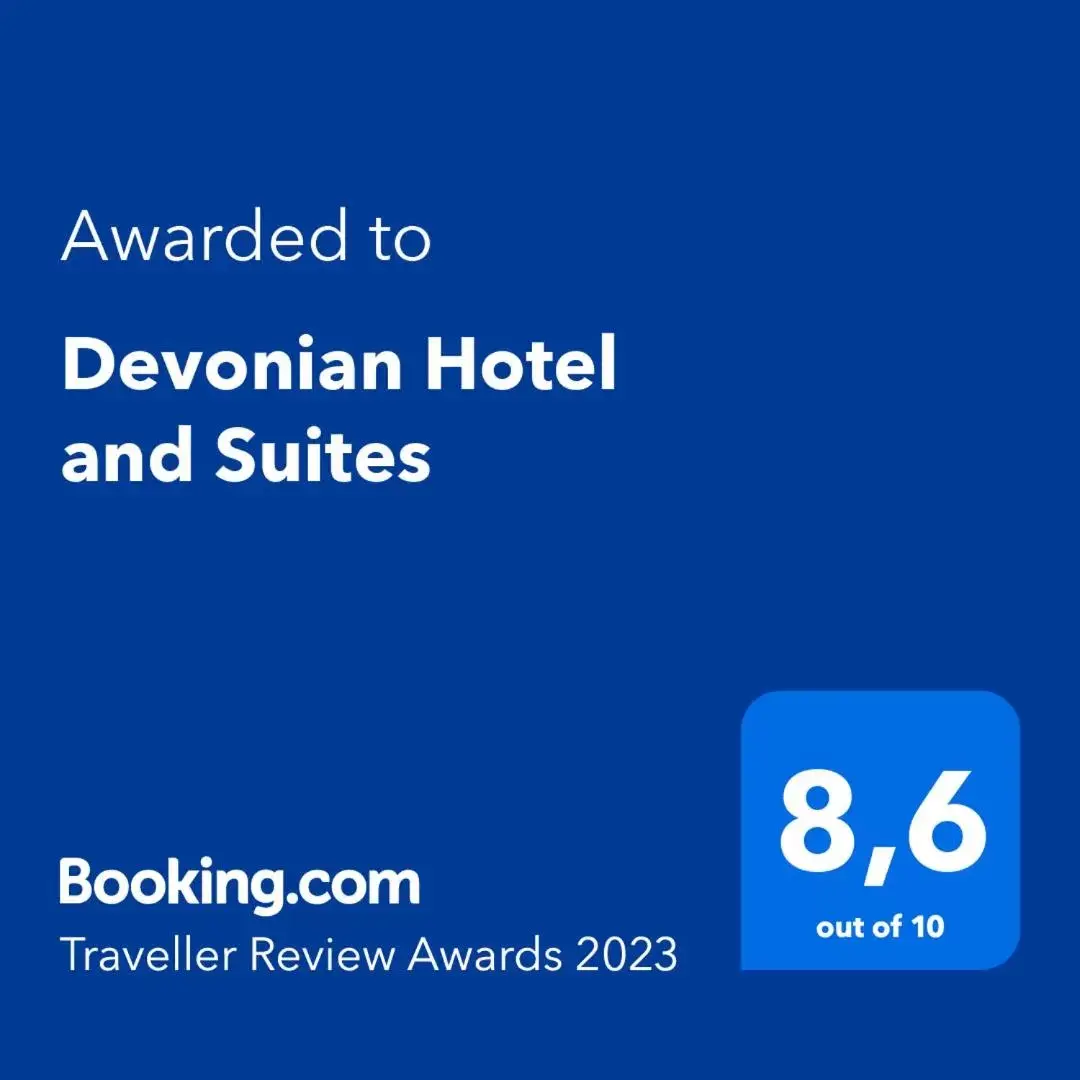 Certificate/Award, Logo/Certificate/Sign/Award in Devonian Hotel and Suites