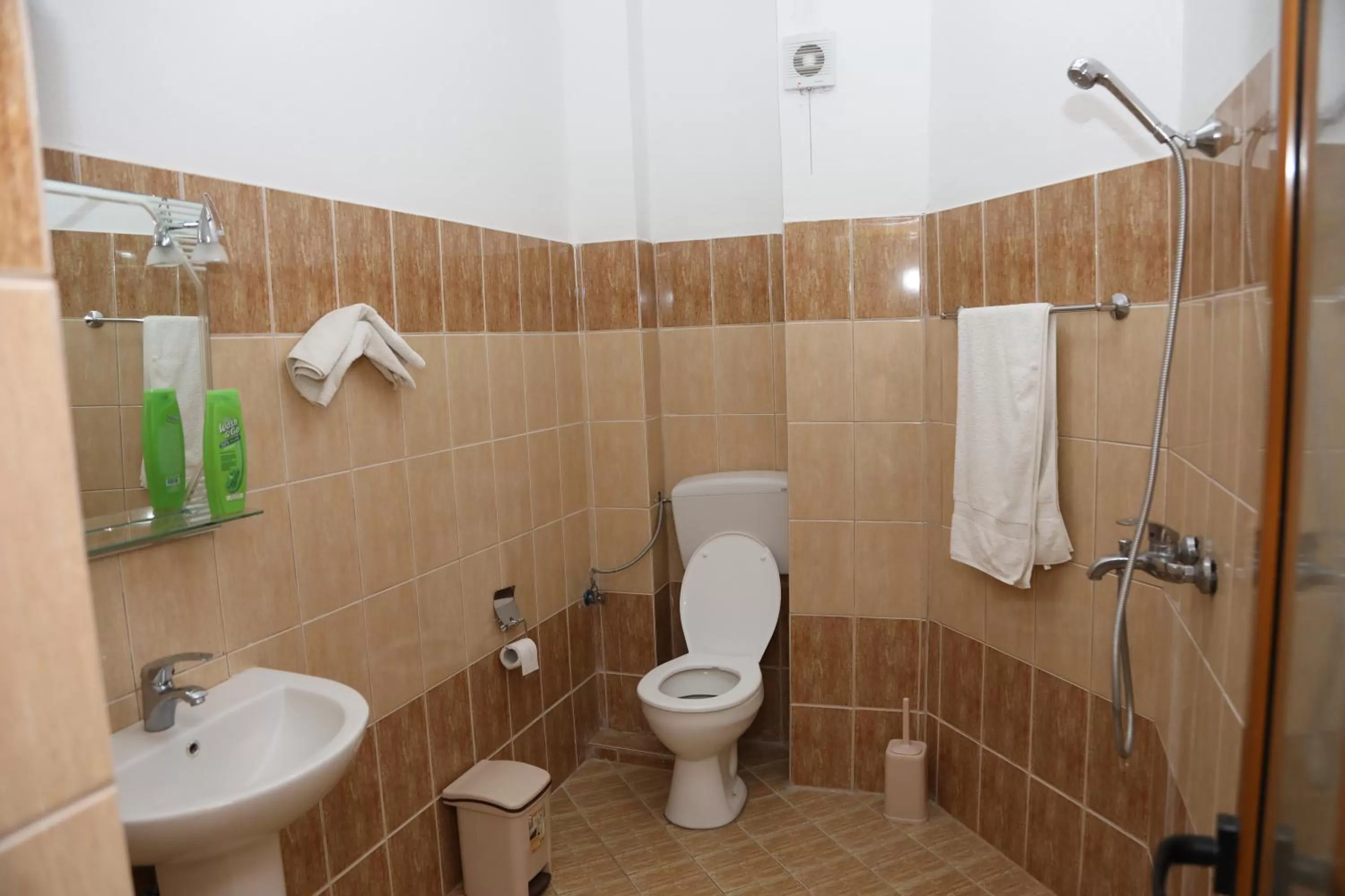 Shower, Bathroom in Hotel Kabashi