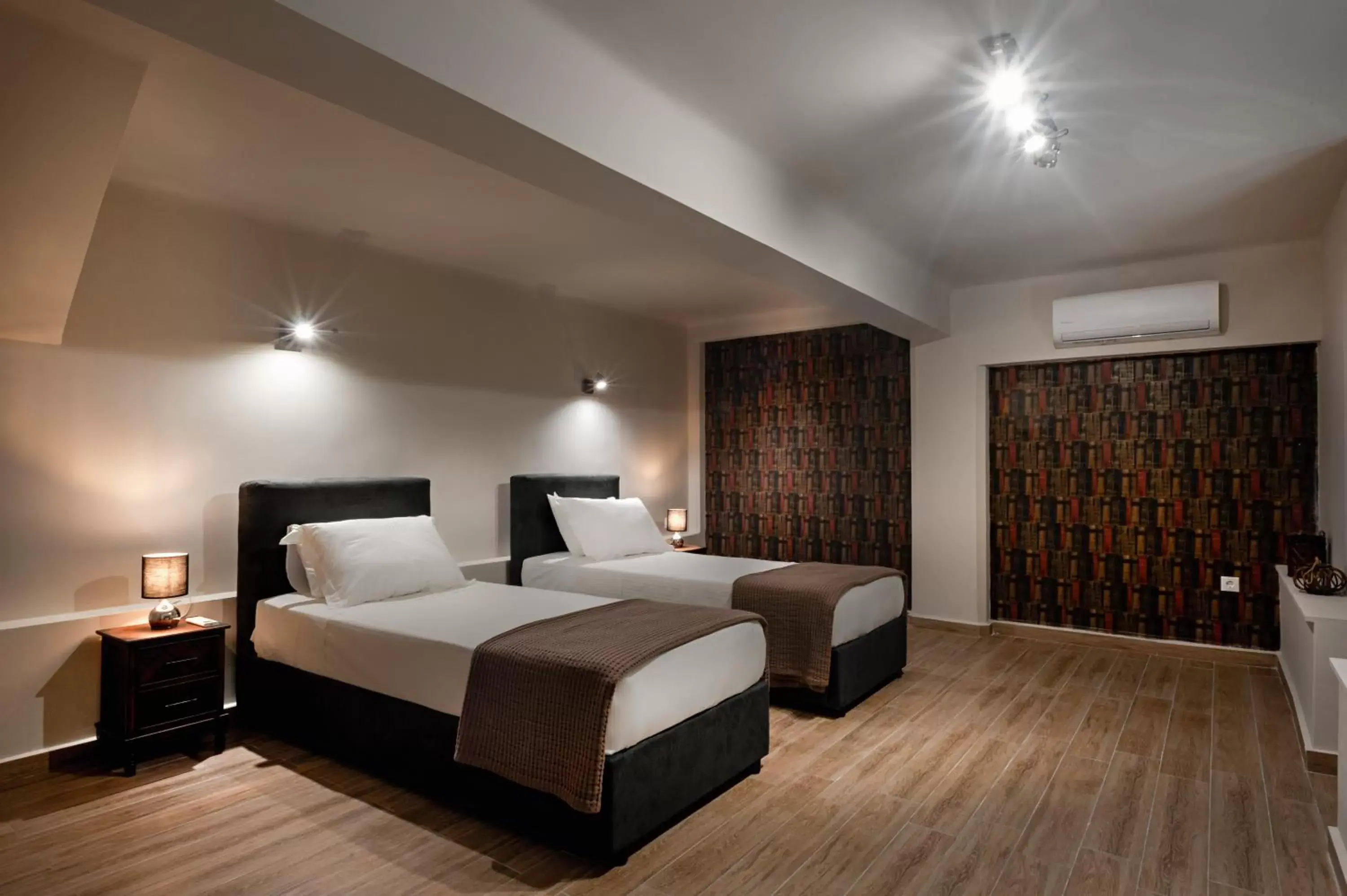 Bed in Pallada Athens boutique rooms & apartments