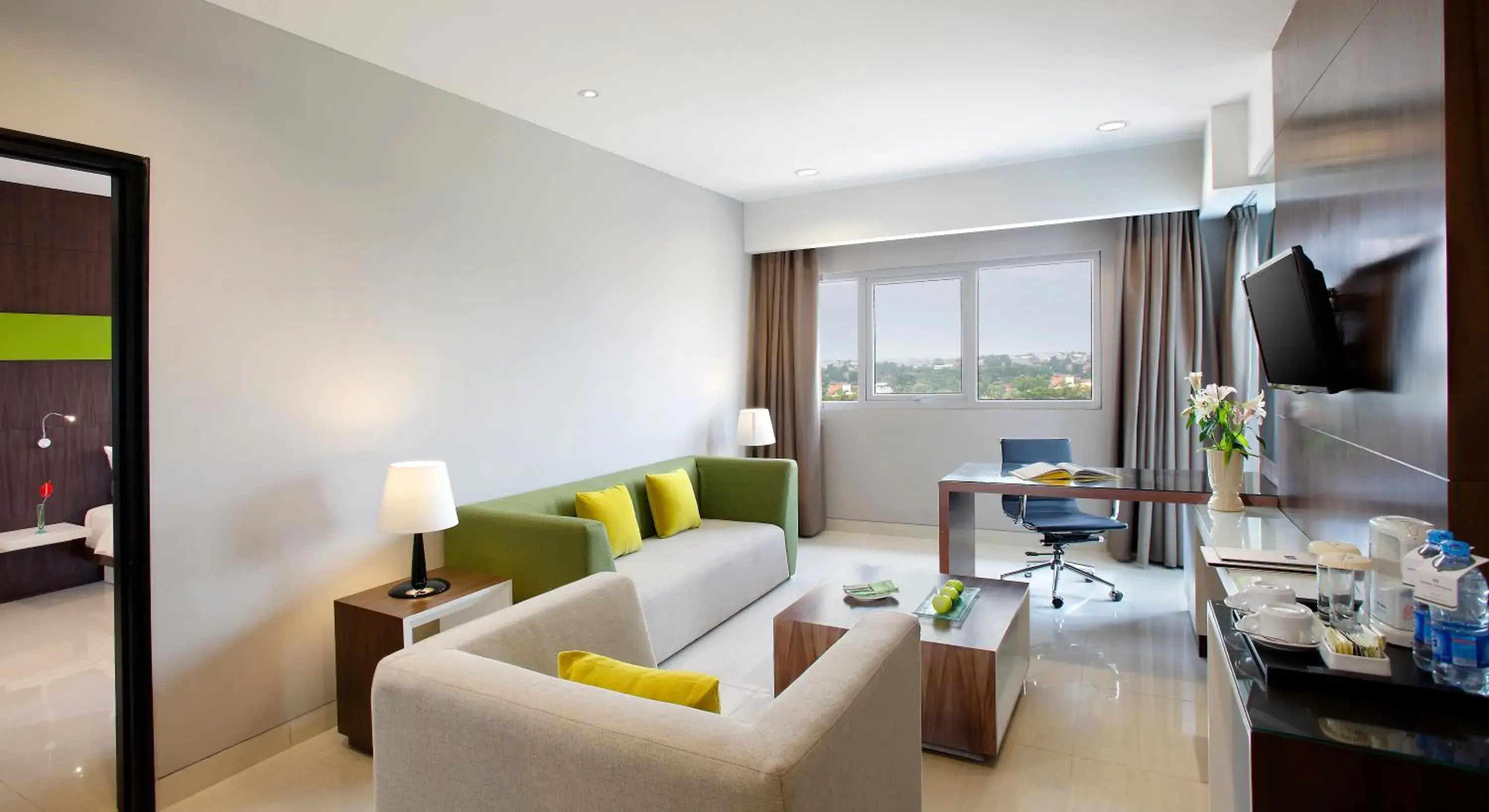 Living room in Hotel Santika Cikarang Living room in Hotel Santika Cikarang