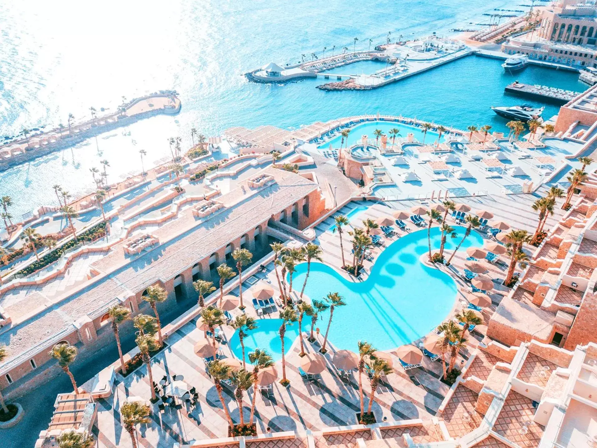 Bird's eye view, Bird's-eye View in Pickalbatros Citadel Resort Sahl Hasheesh