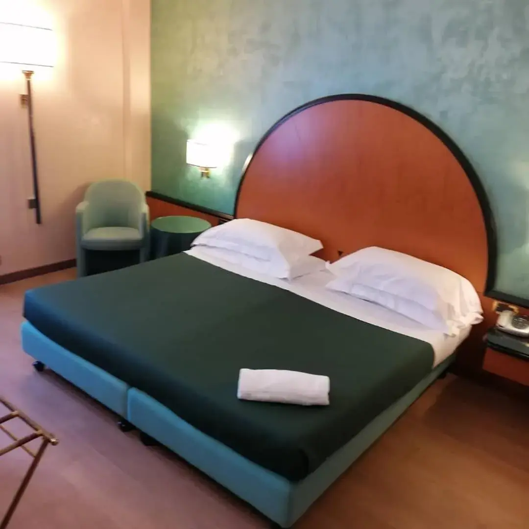 Bed in Hotel Principe