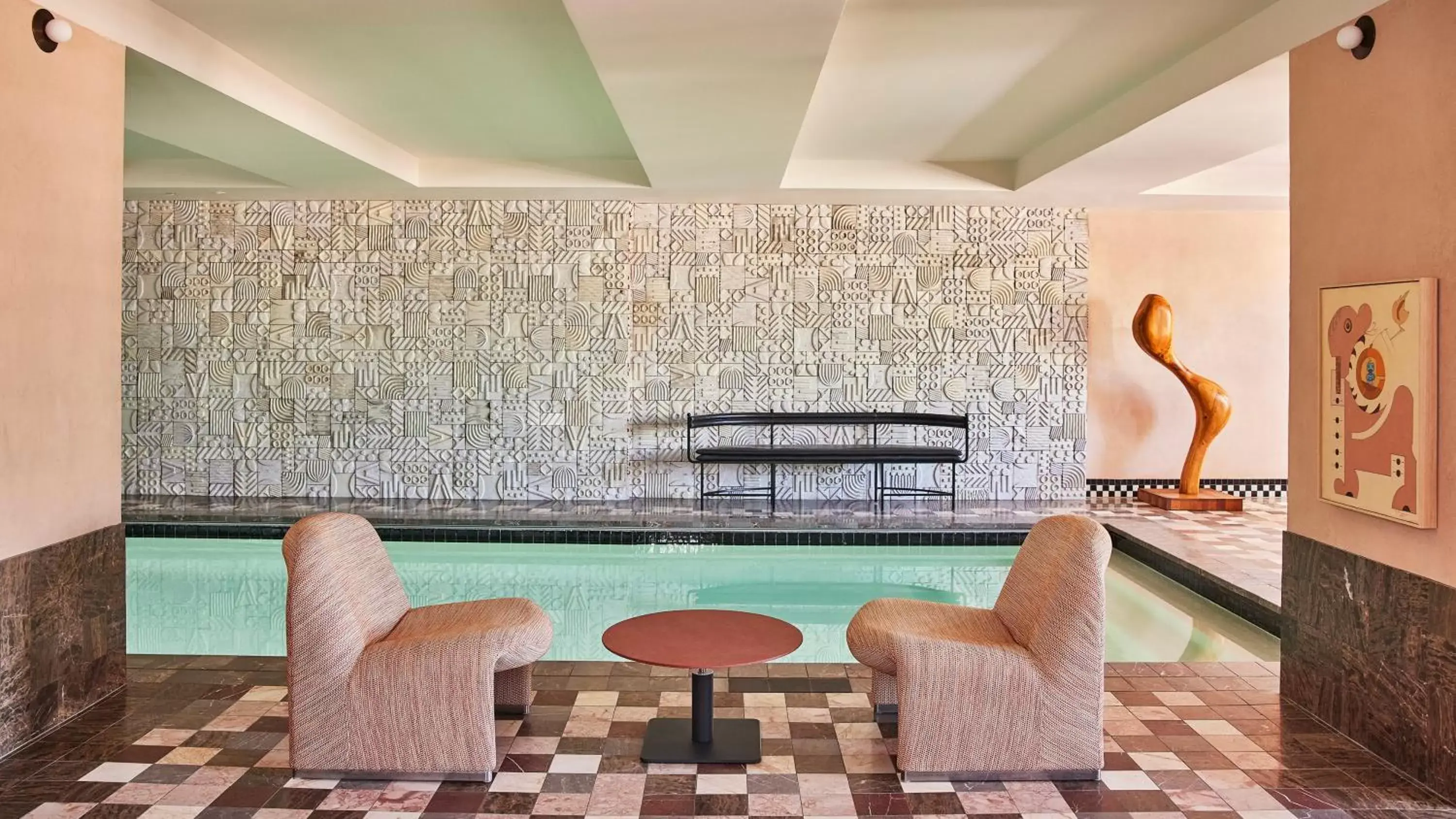 Swimming Pool in Downtown Los Angeles Proper Hotel, a Member of Design Hotels