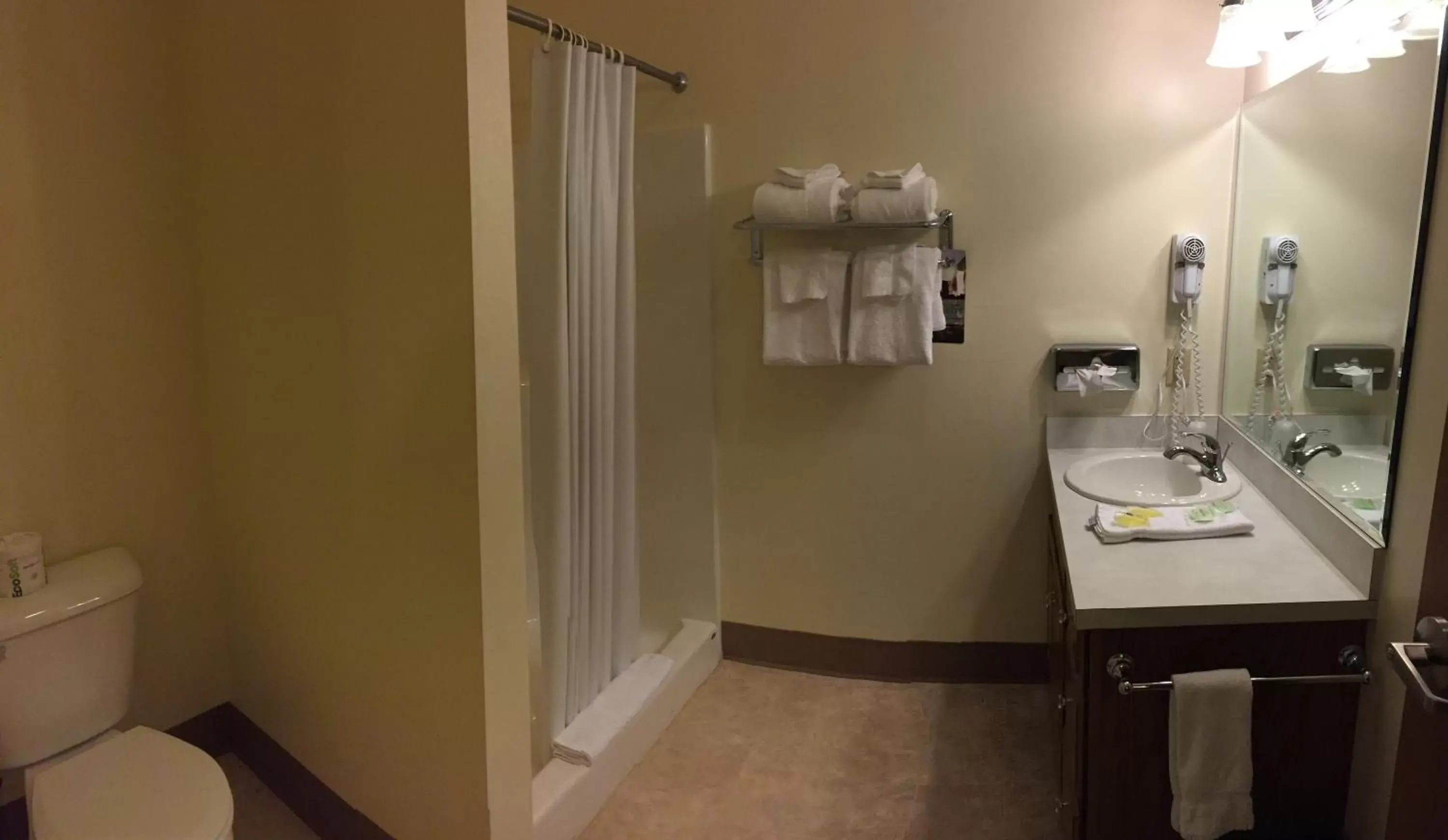 Bathroom, Coffee/Tea Facilities in Hotel Millersburg