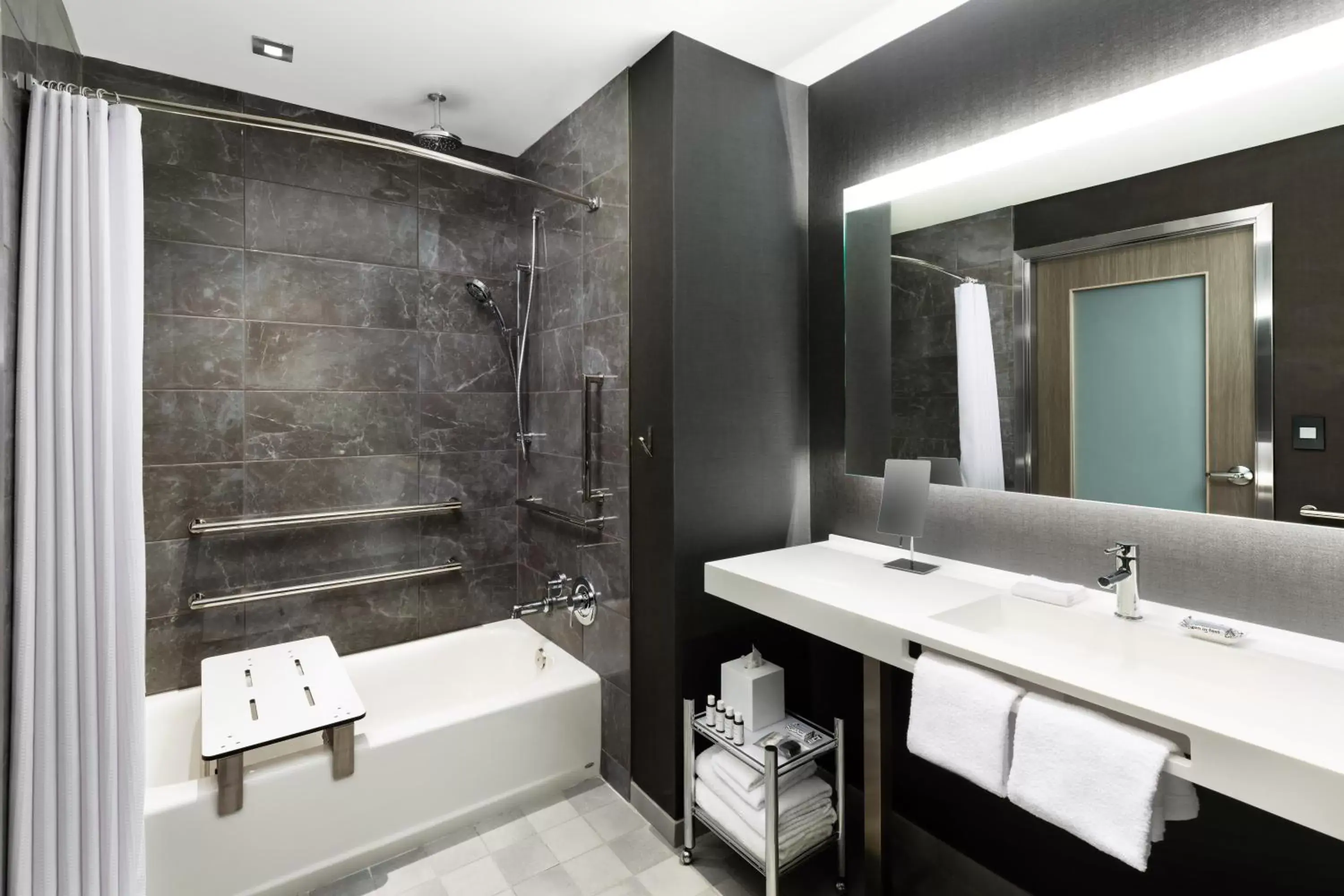 Bath, Bathroom in AC Hotel by Marriott Bethesda Downtown