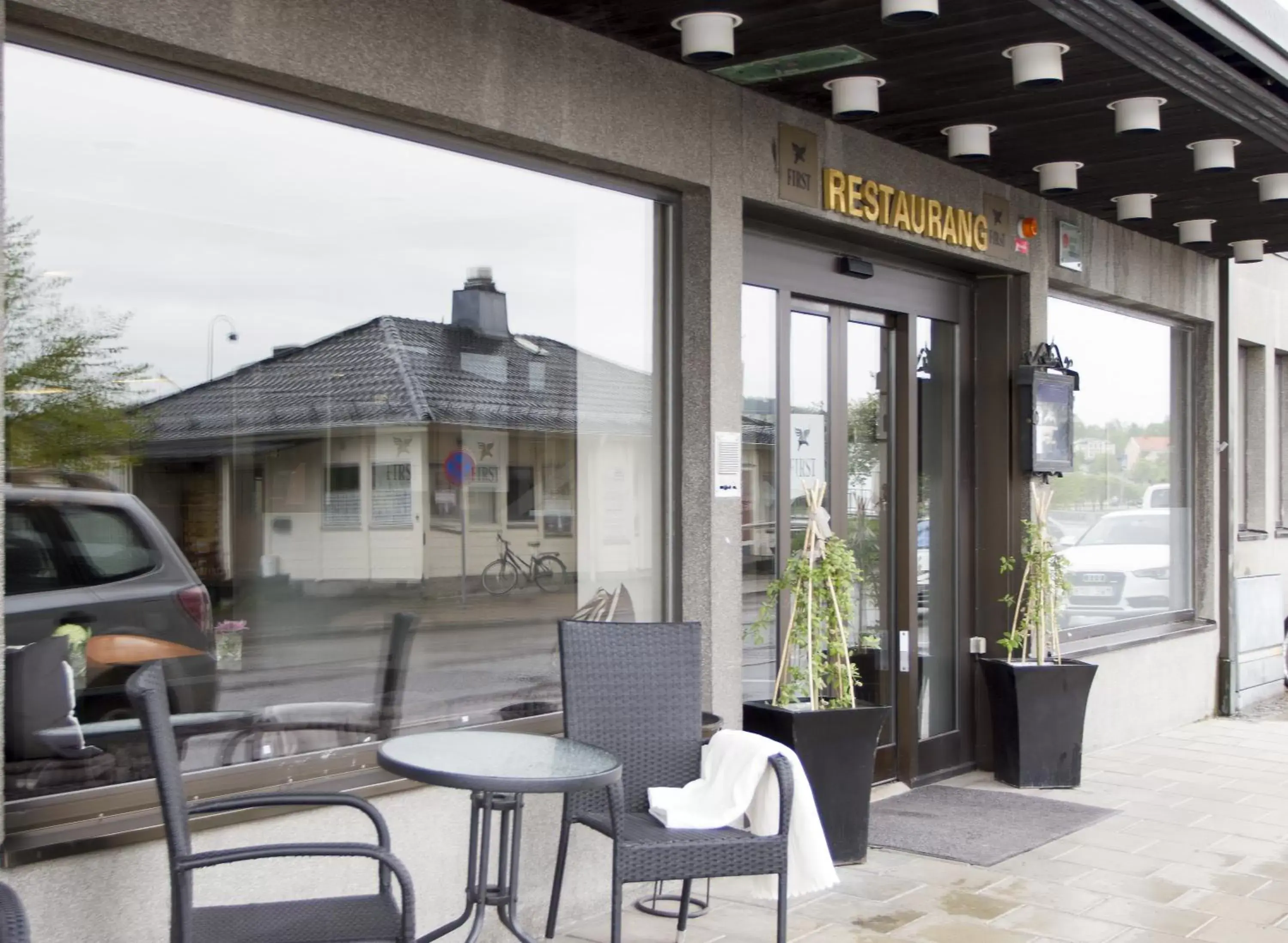 Facade/entrance in First Hotel Stadt