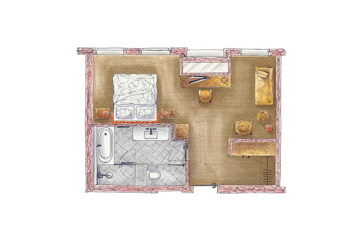 Floor plan in Das James