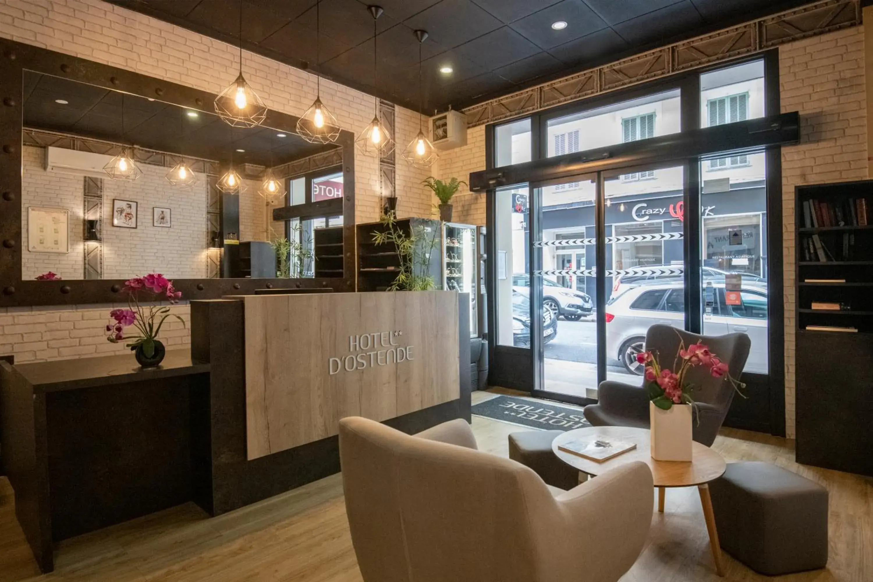 Lobby or reception in Hotel d'Ostende Lobby or reception in Hotel d'Ostende