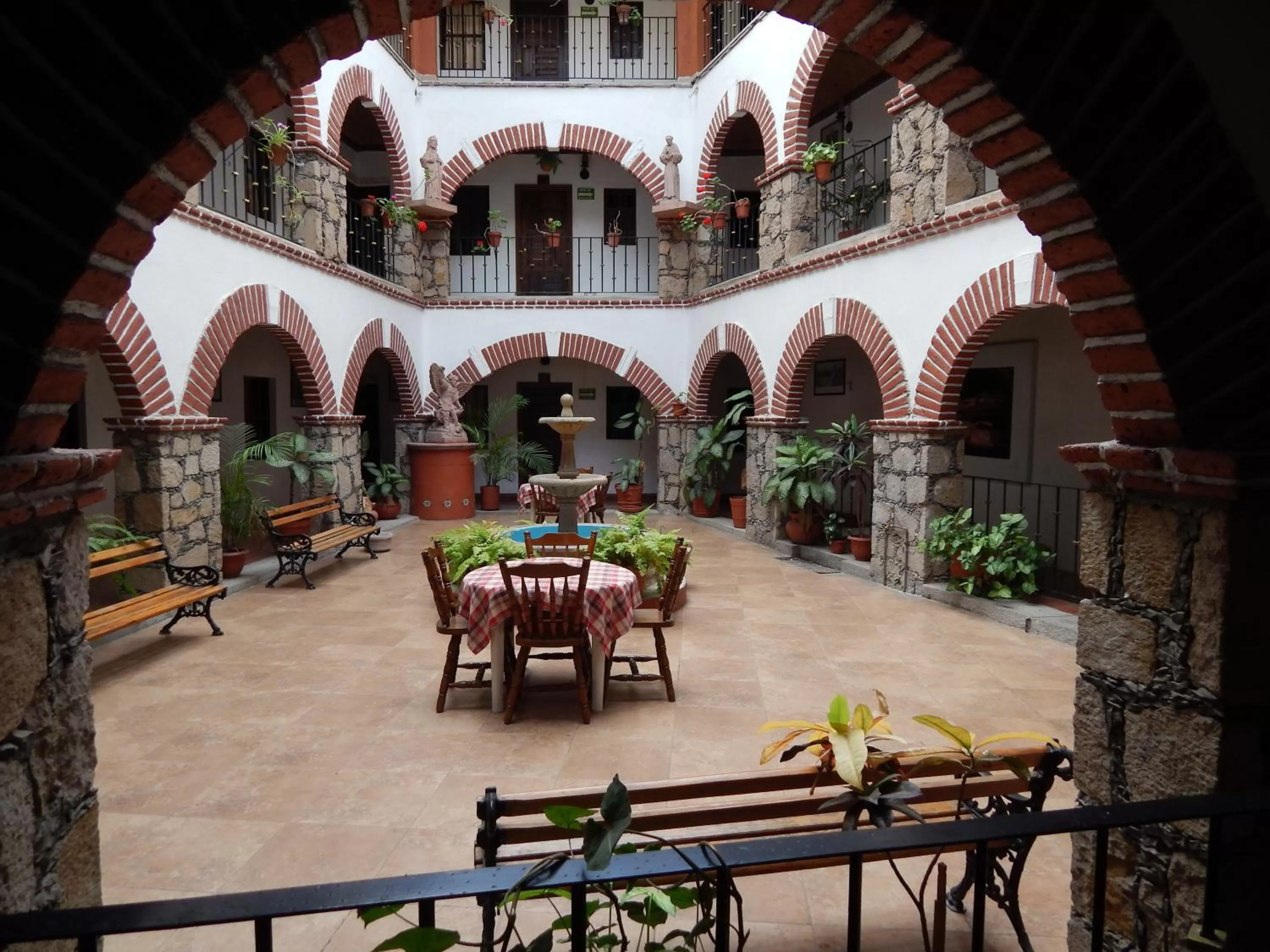 Decorative detail in Hotel Molino del Rey