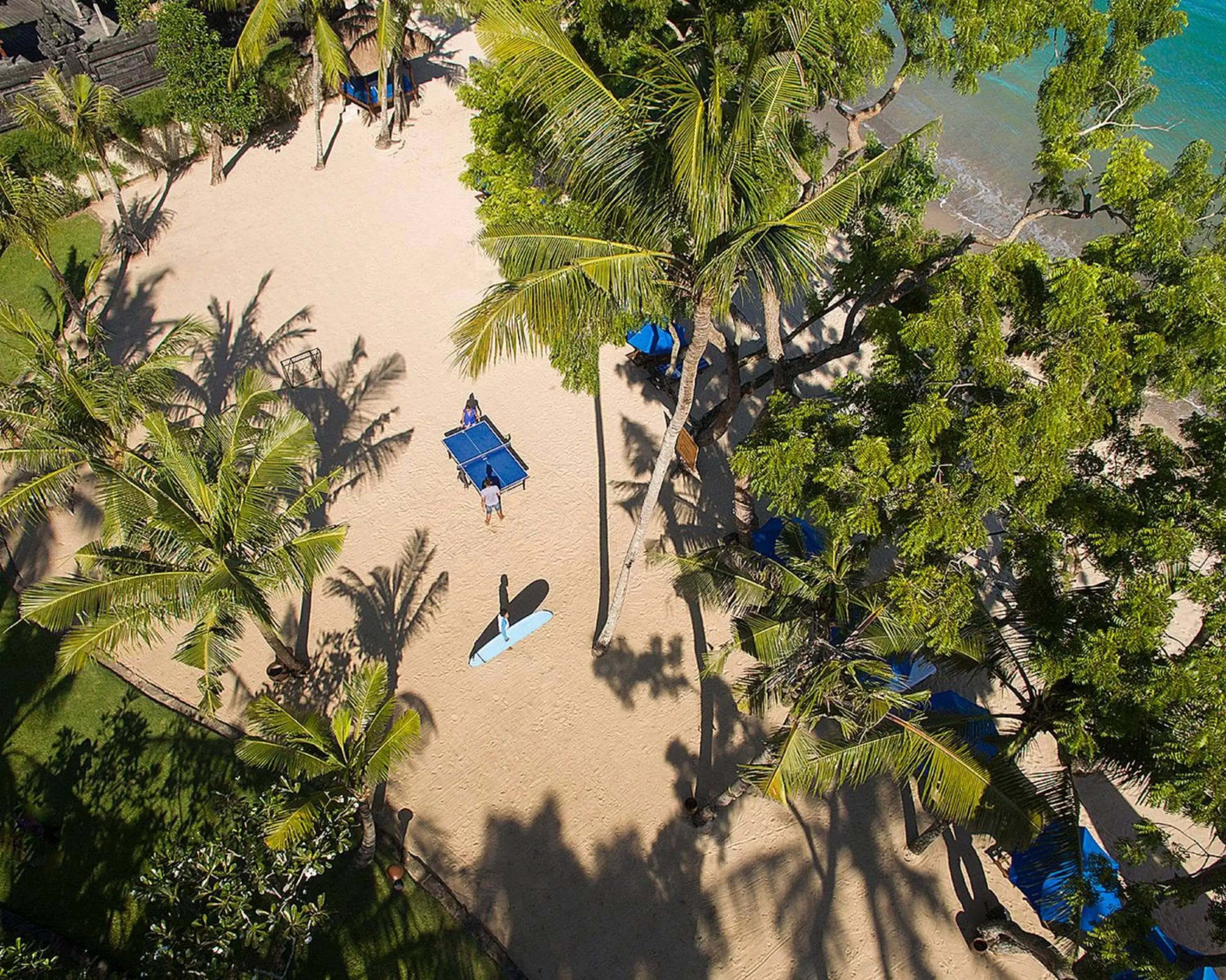 Beach, Bird's-eye View in Four Seasons Resort Bali at Jimbaran Bay