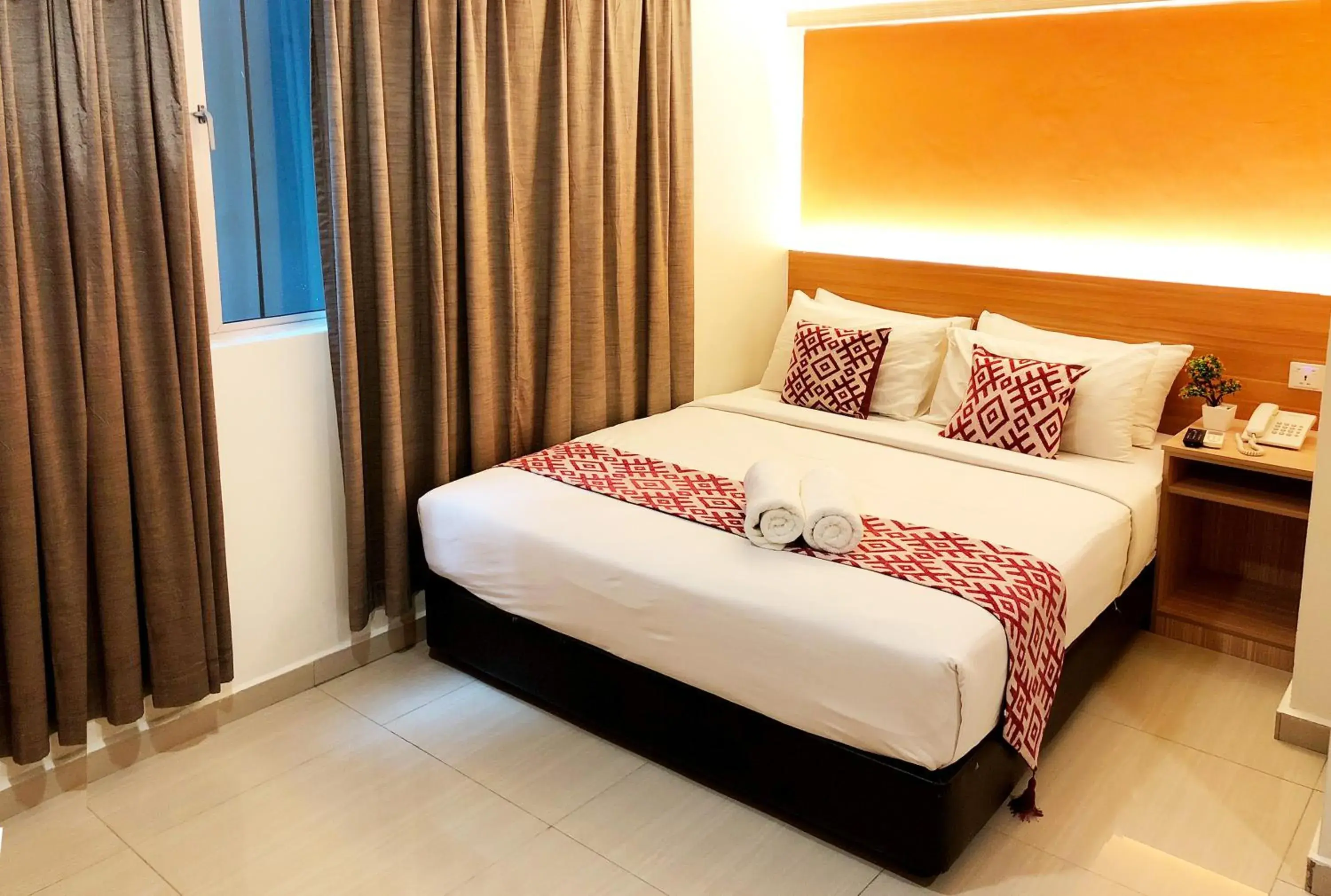 Bed in Easy Hotel KL Sentral