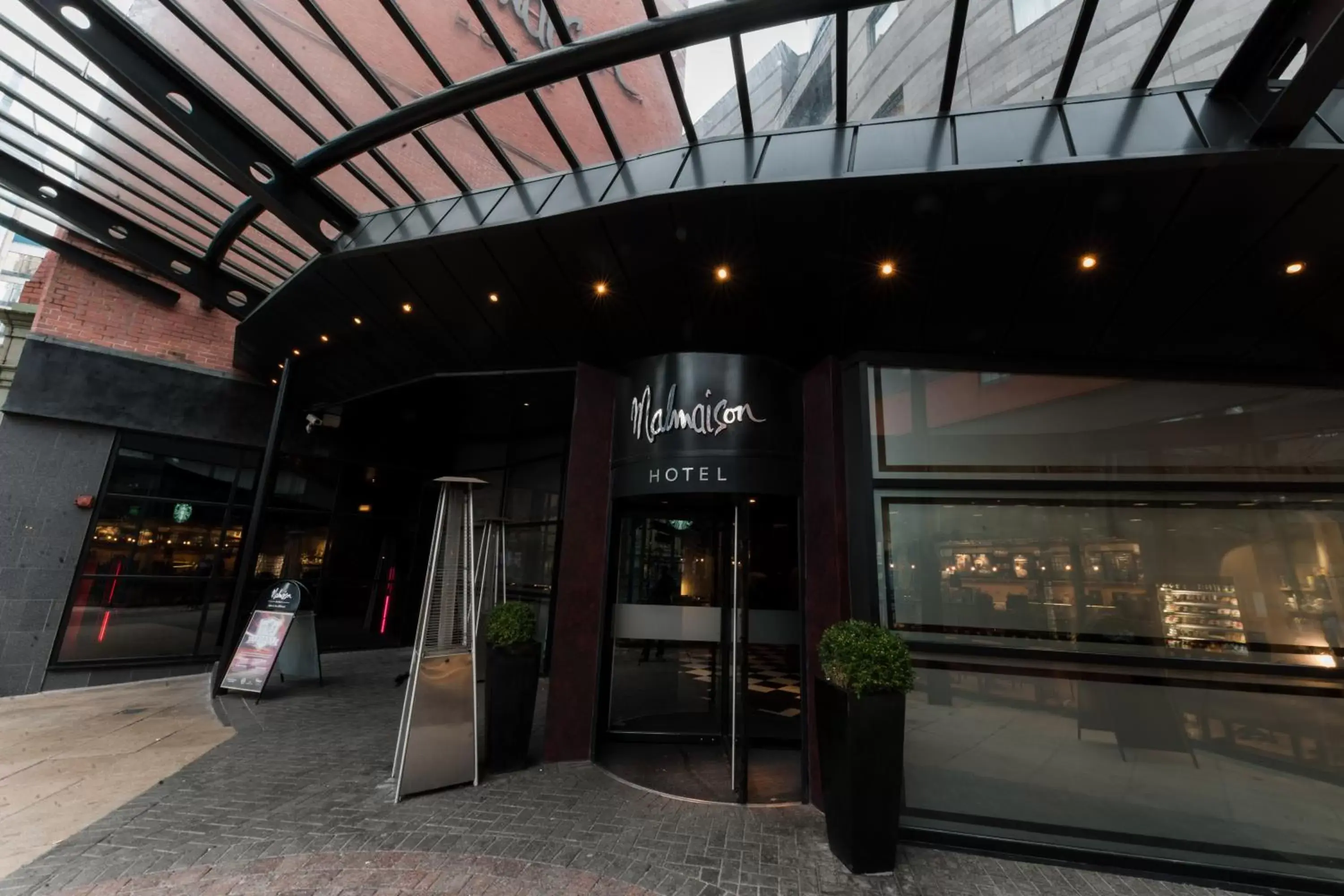 Facade/entrance in Malmaison Manchester