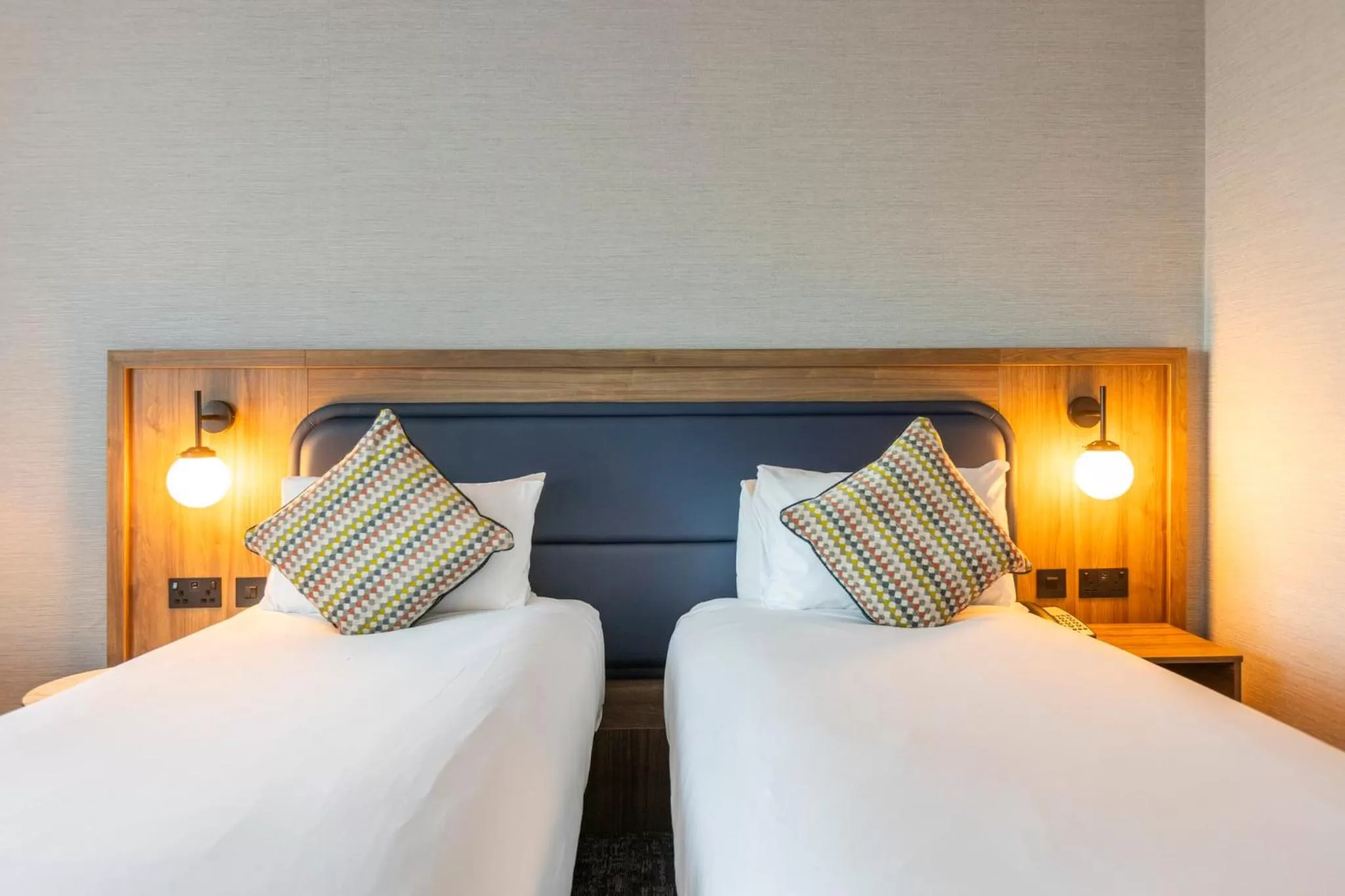 Photo of the whole room, Bed in Crowne Plaza Birmingham NEC by IHG