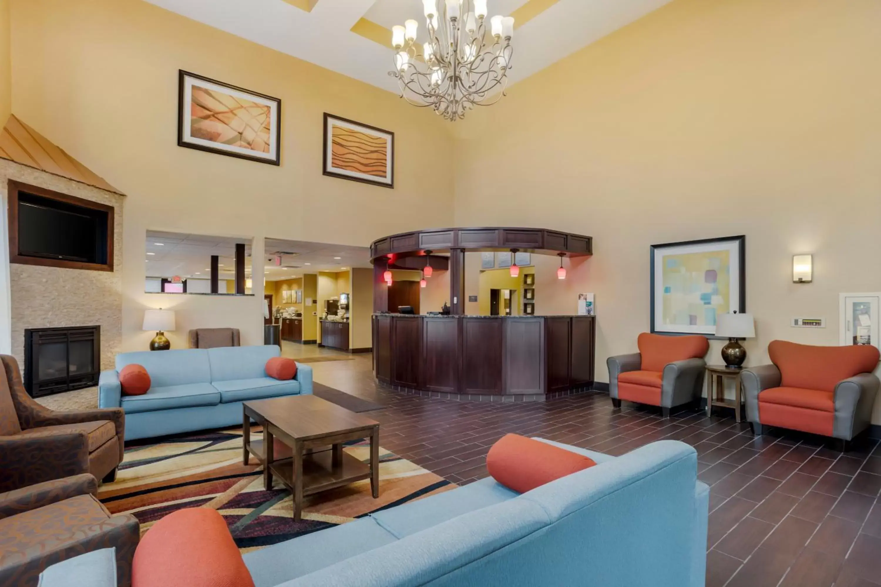 Lobby/Reception in Comfort Inn & Suites Sayre