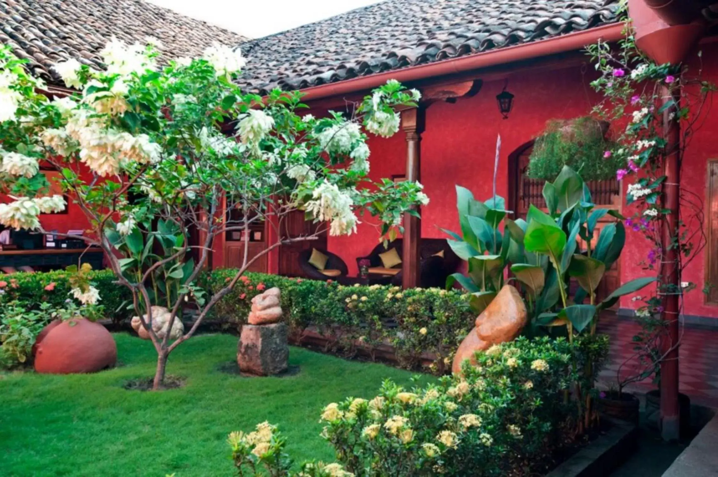 Garden in Hotel Casa del Consulado