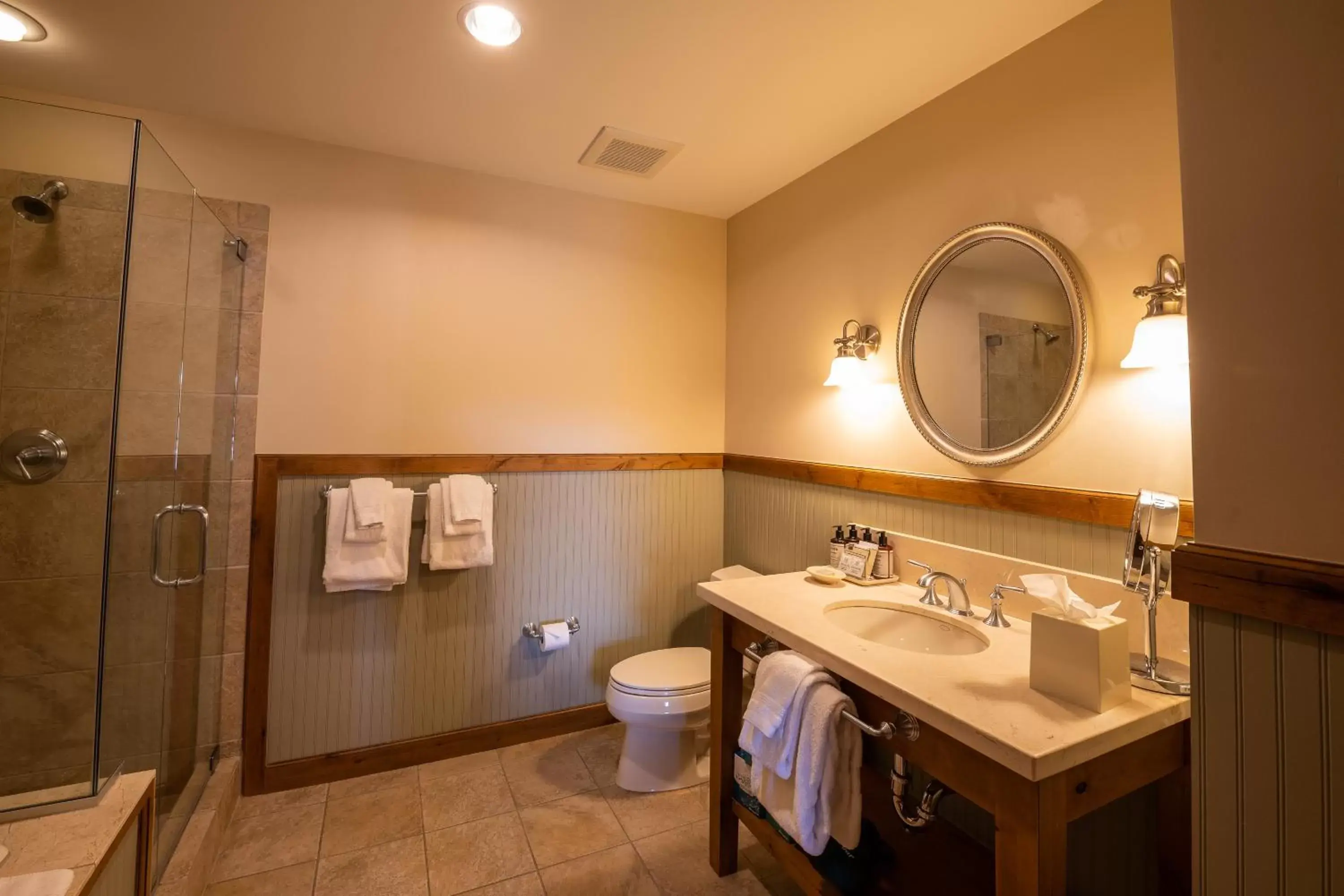 Bathroom in The Lodge at Mountaineer Square