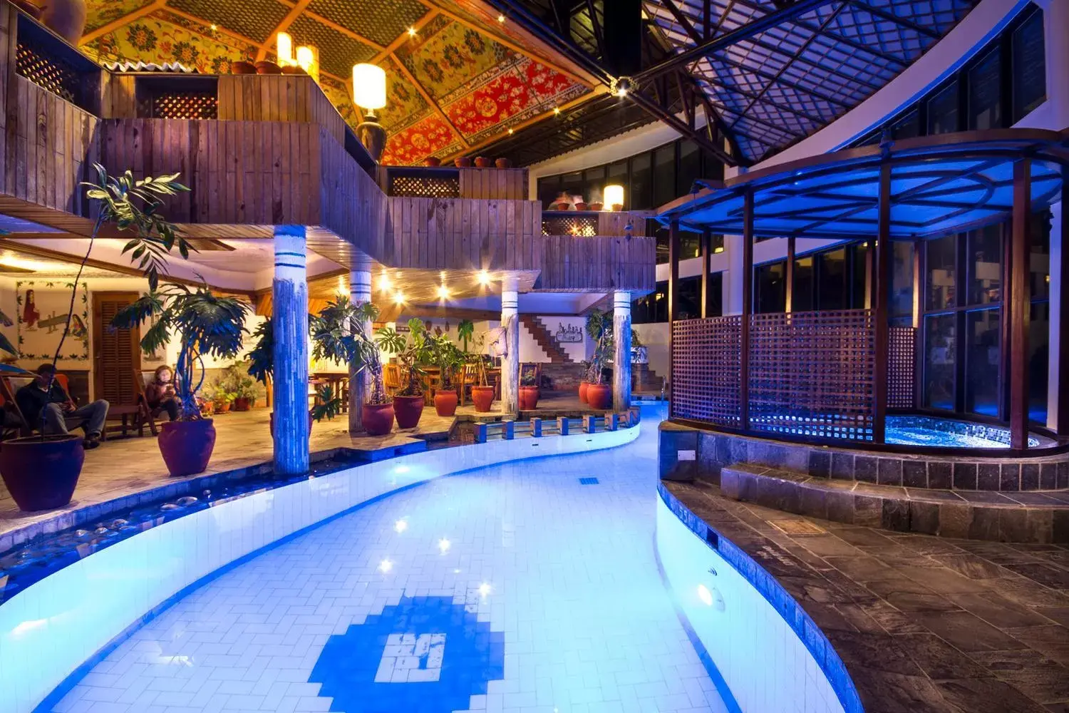 Night, Swimming Pool in Club Himalaya, by ACE Hotels