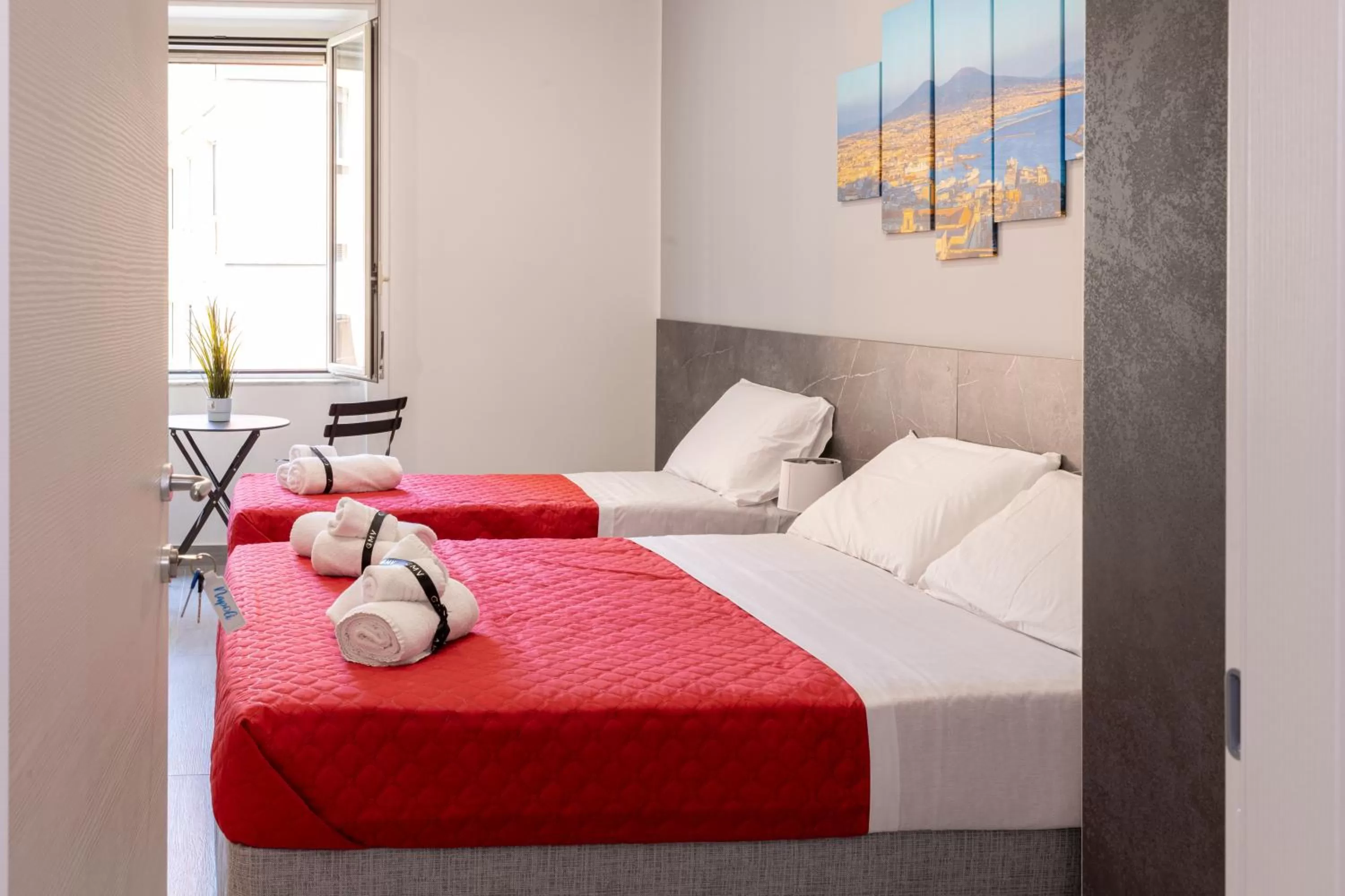 Bed in Partenope Guest House