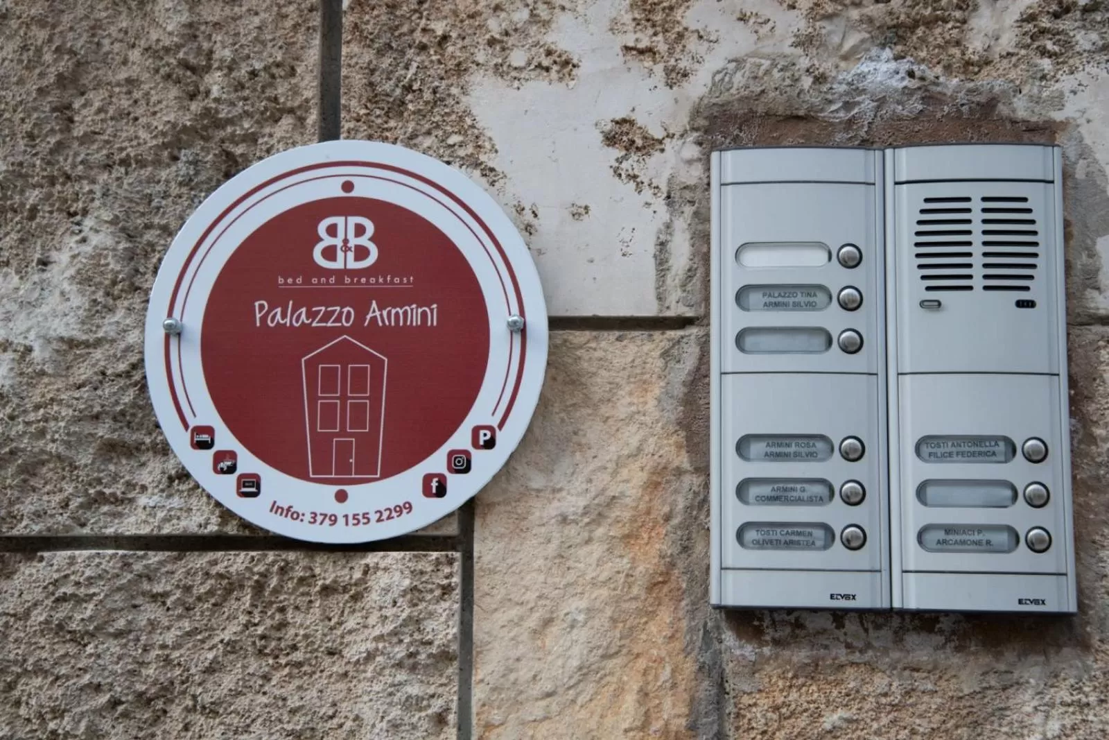 Property building in B&B Palazzo Armini