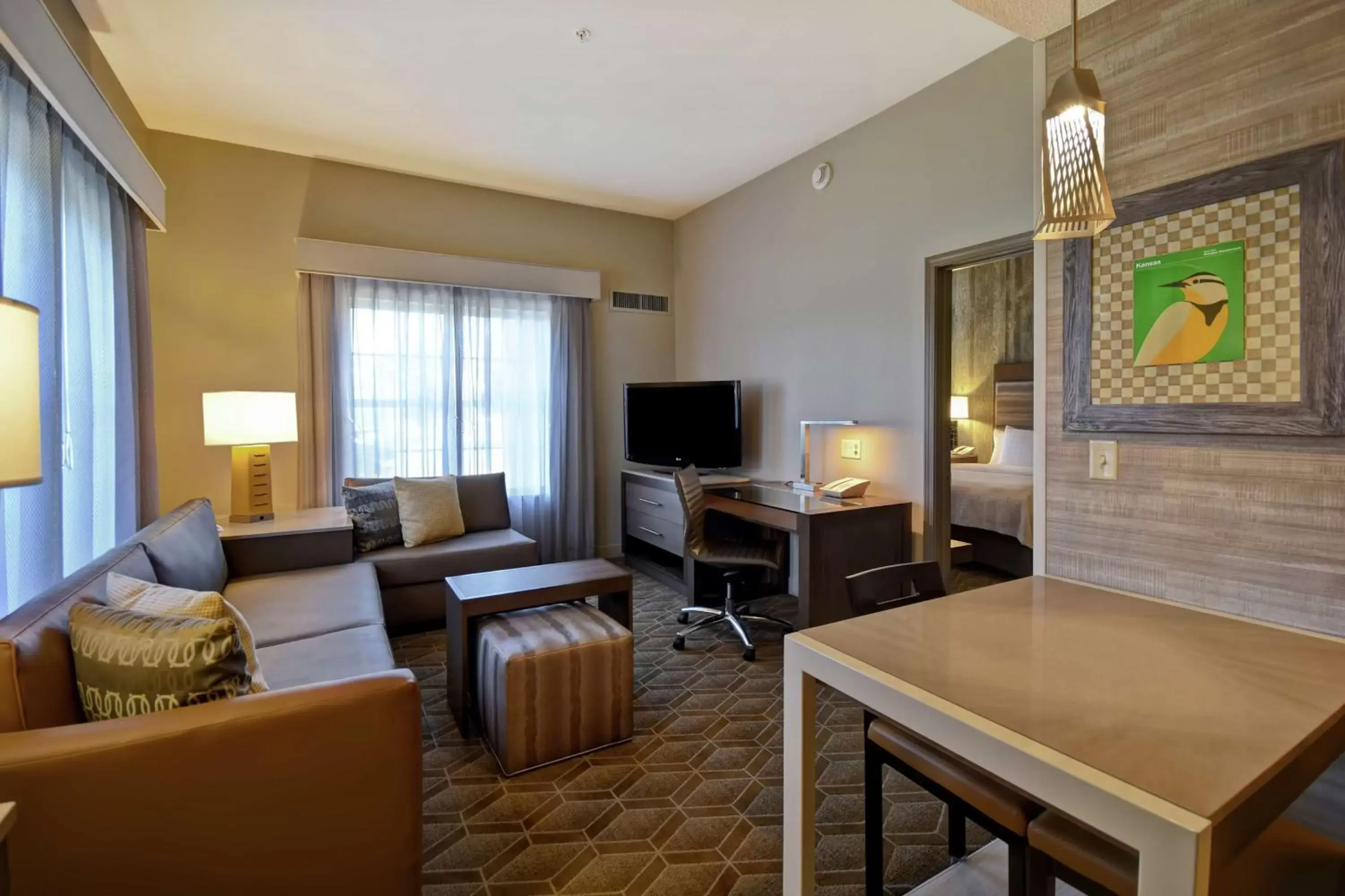 Bedroom, Seating Area in Homewood Suites by Hilton at The Waterfront