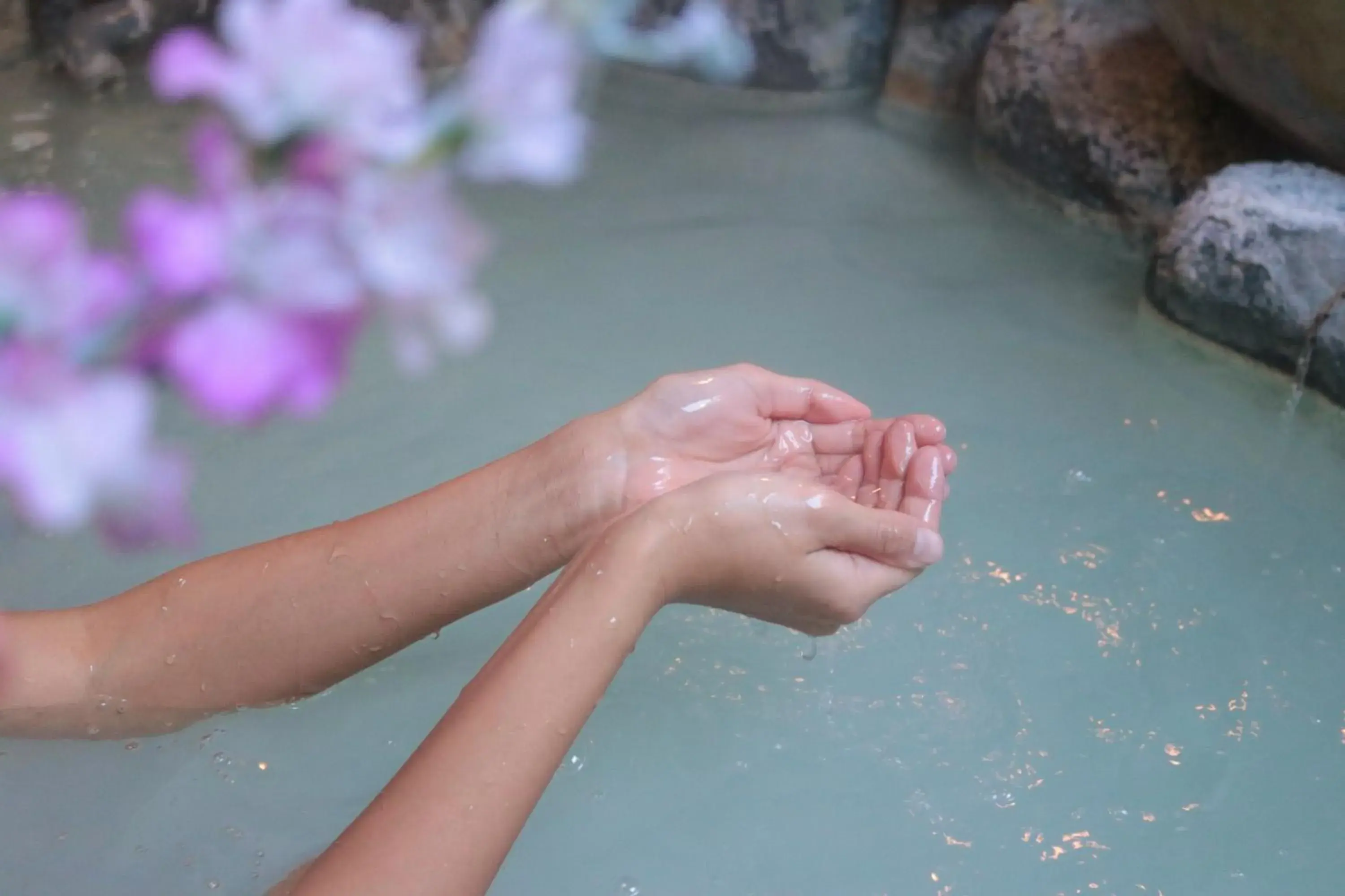 Hot Spring Bath in Hatago Nagomi Hot Spring Hotel