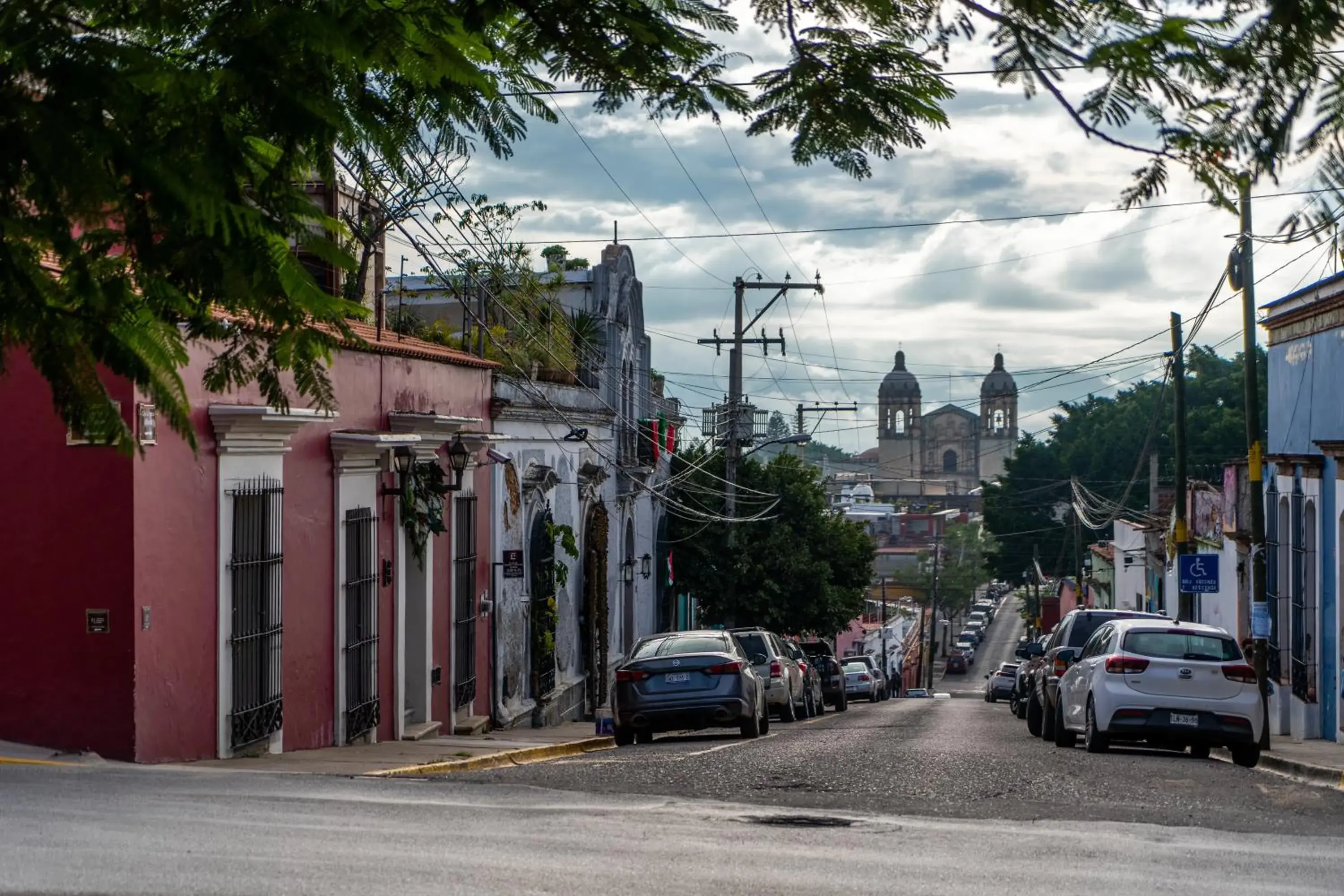 Street view in Casa de las Flores Hotel