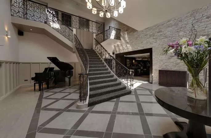 Lobby or reception in Dumfries Arms Hotel