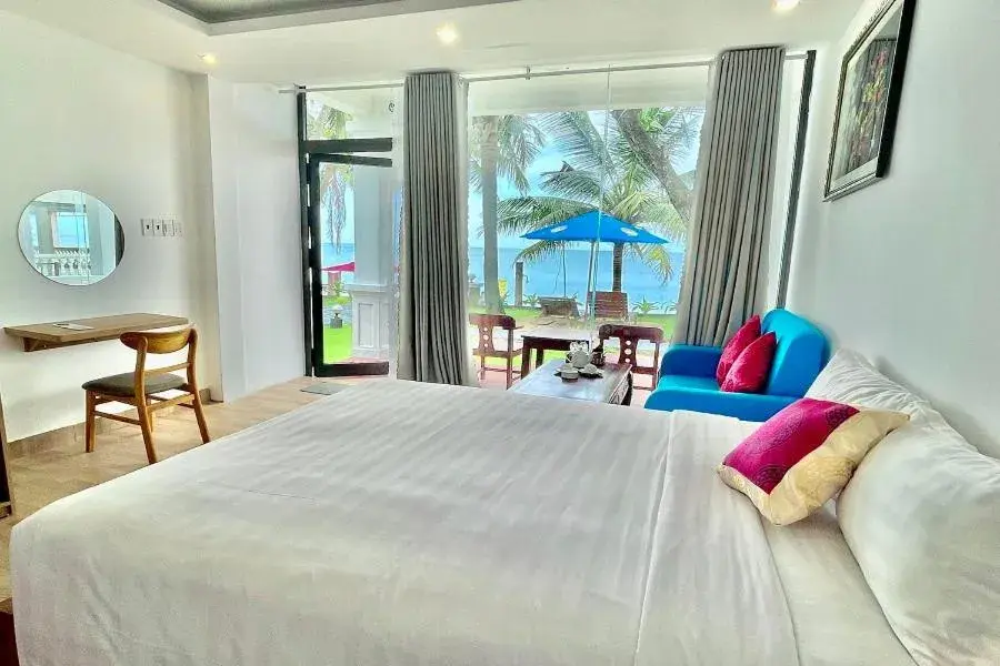 Bed in Orange Resort