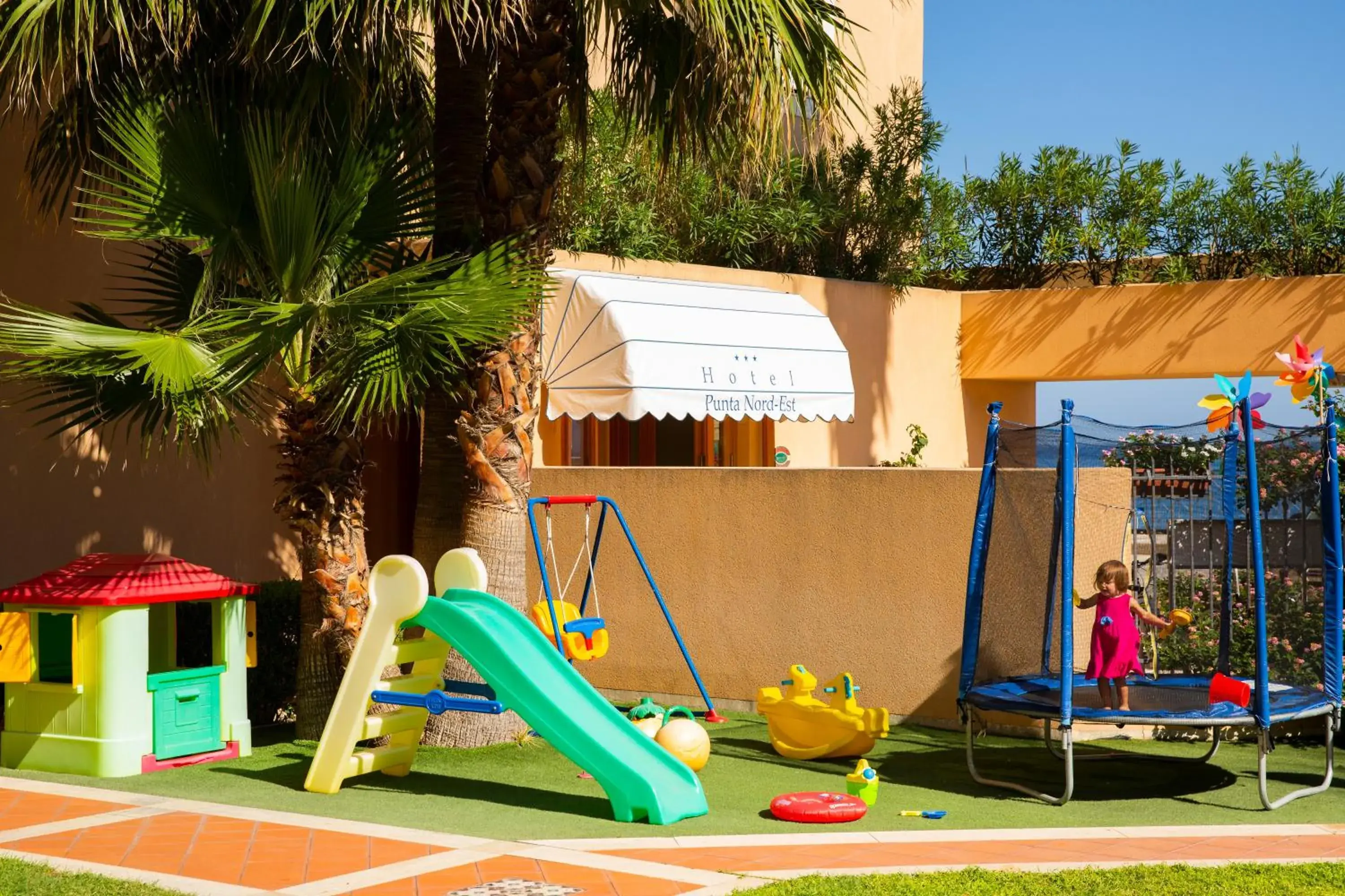 Children play ground, Children's Play Area in Hotel Punta Nord Est