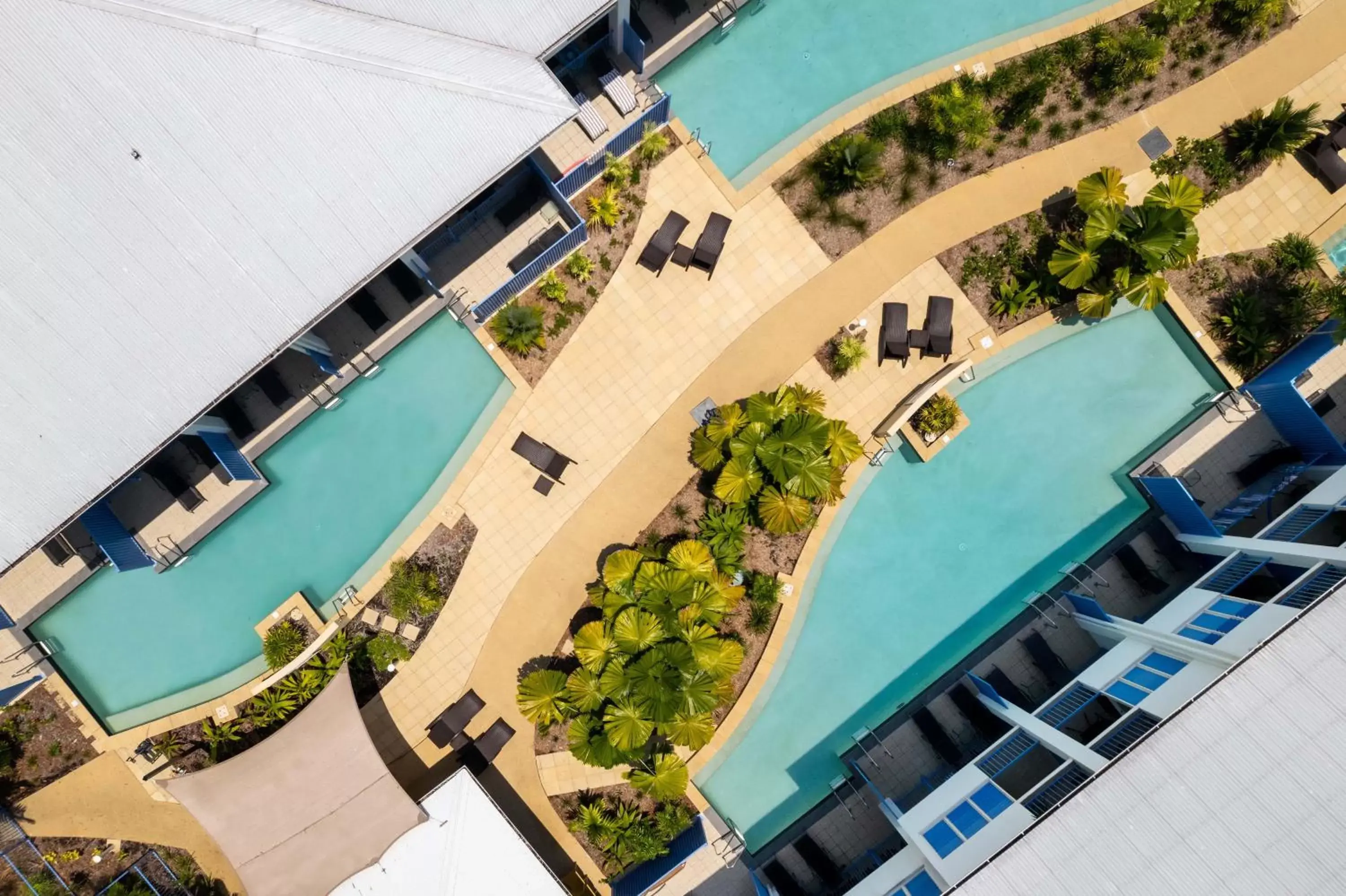 Property building, Bird's-eye View in Silkari Lagoons Port Douglas