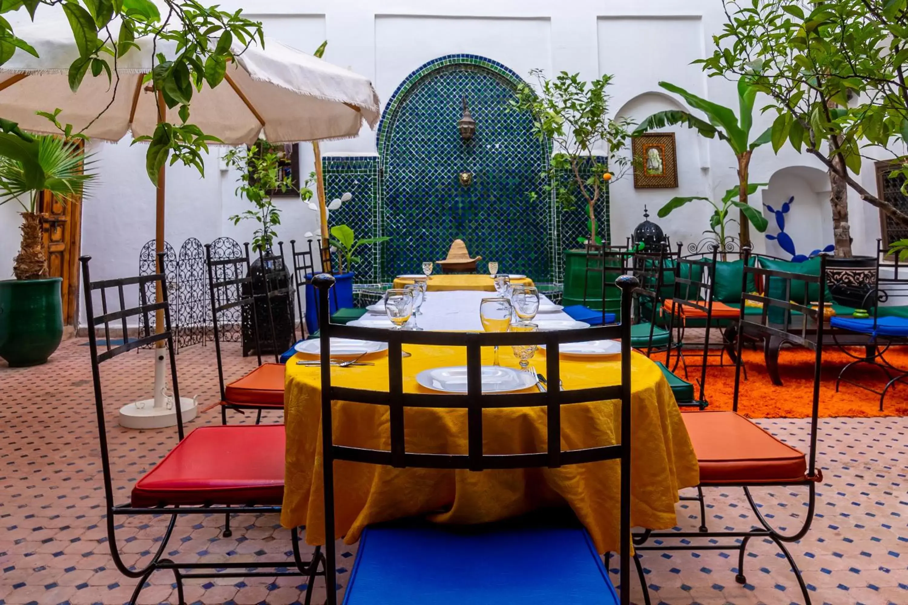 Dining area, Restaurant/Places to Eat in Riad Le Jardin de Lea, Suites & Spa